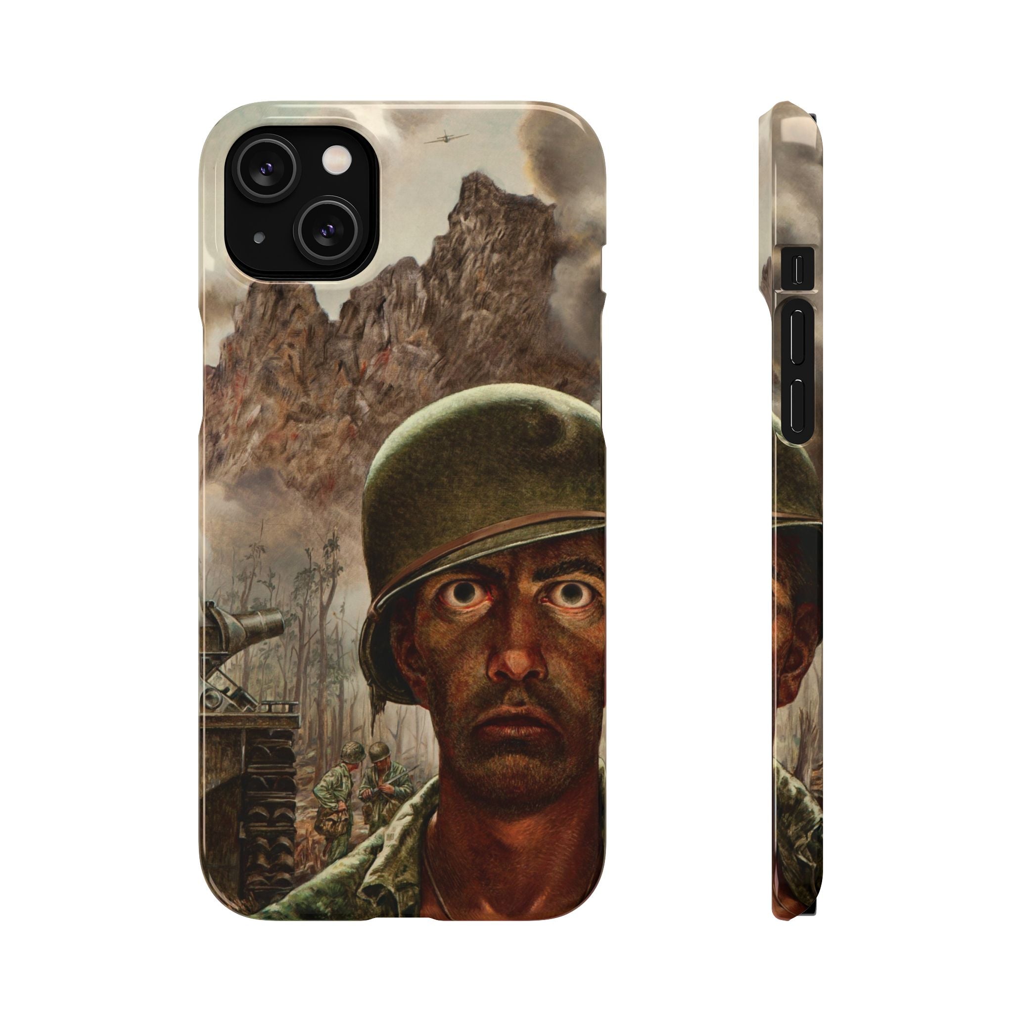 That 2,000 Yard Stare by Thomas Lea - iPhone Slim Case