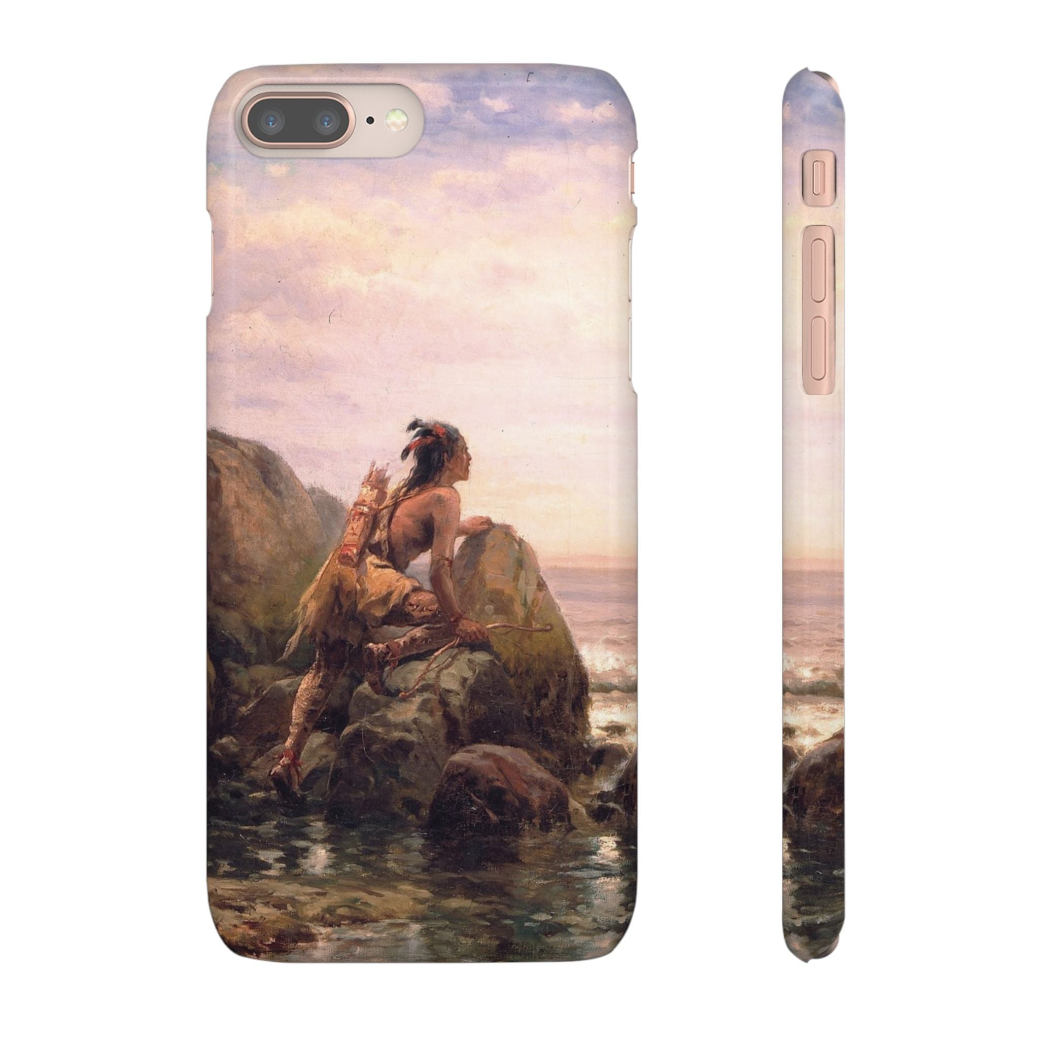 Henrik Hudson entering New York Harbor by Edward Moran - iPhone Slim Case
