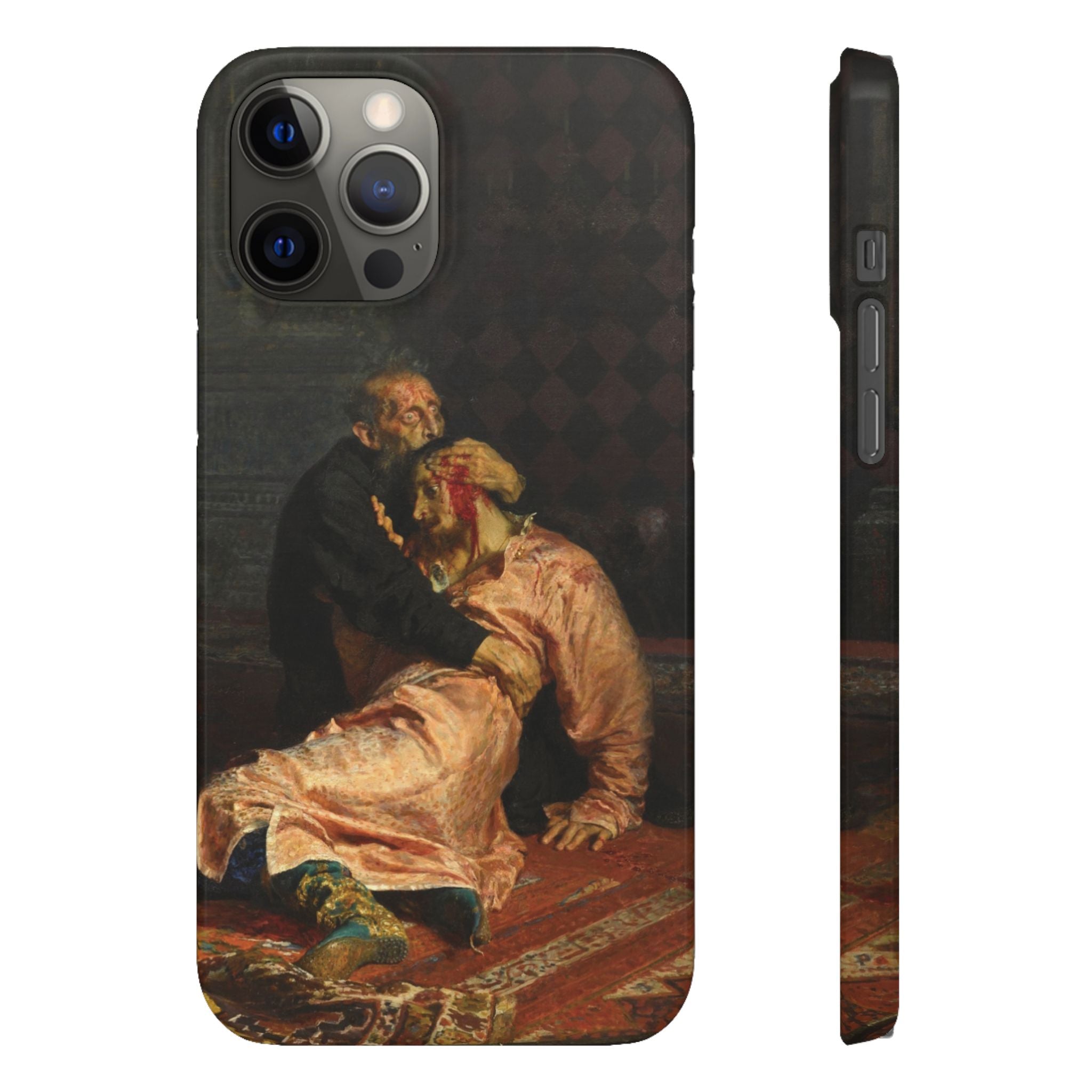 Ivan the Terrible and His Son by Ilya Repin - iPhone Slim Case