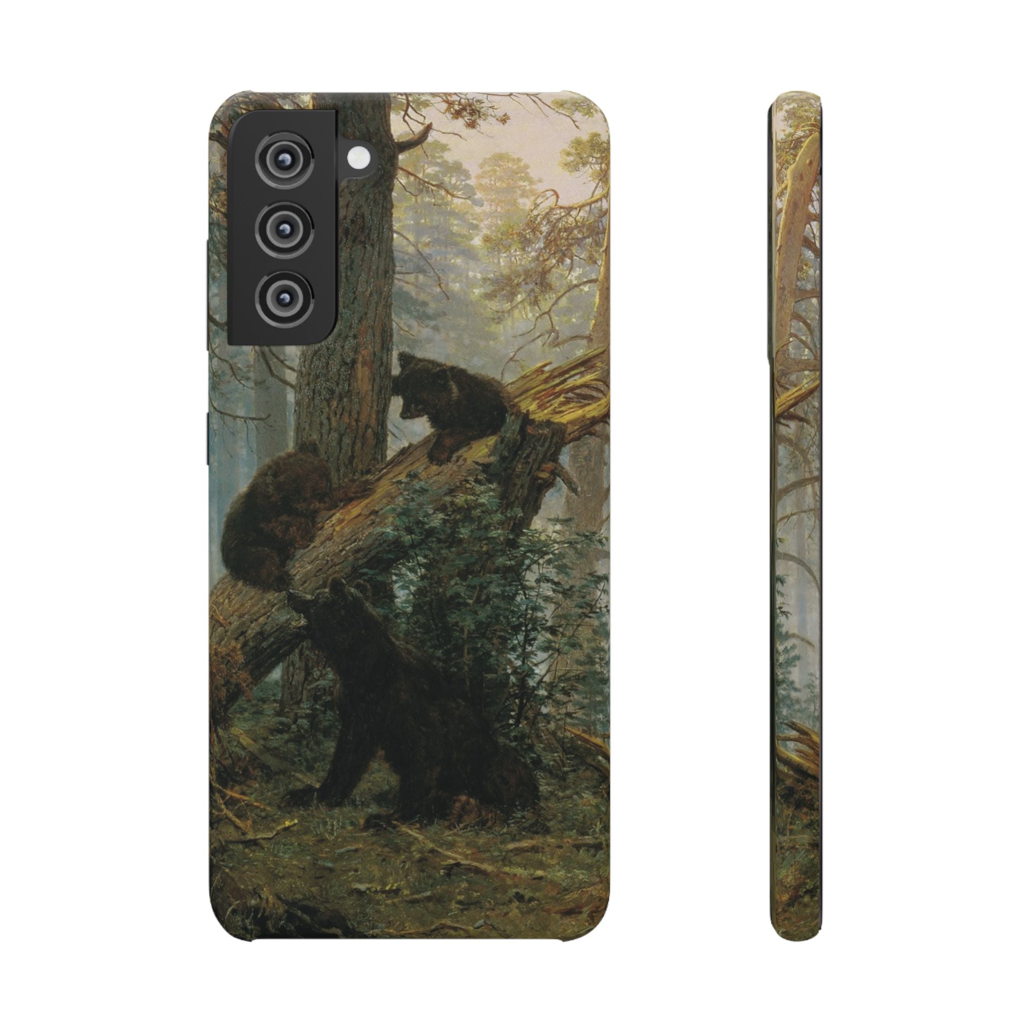 Morning in a Pine Forest by Ivan Ivanovich Shishkin - Samsung Slim Case