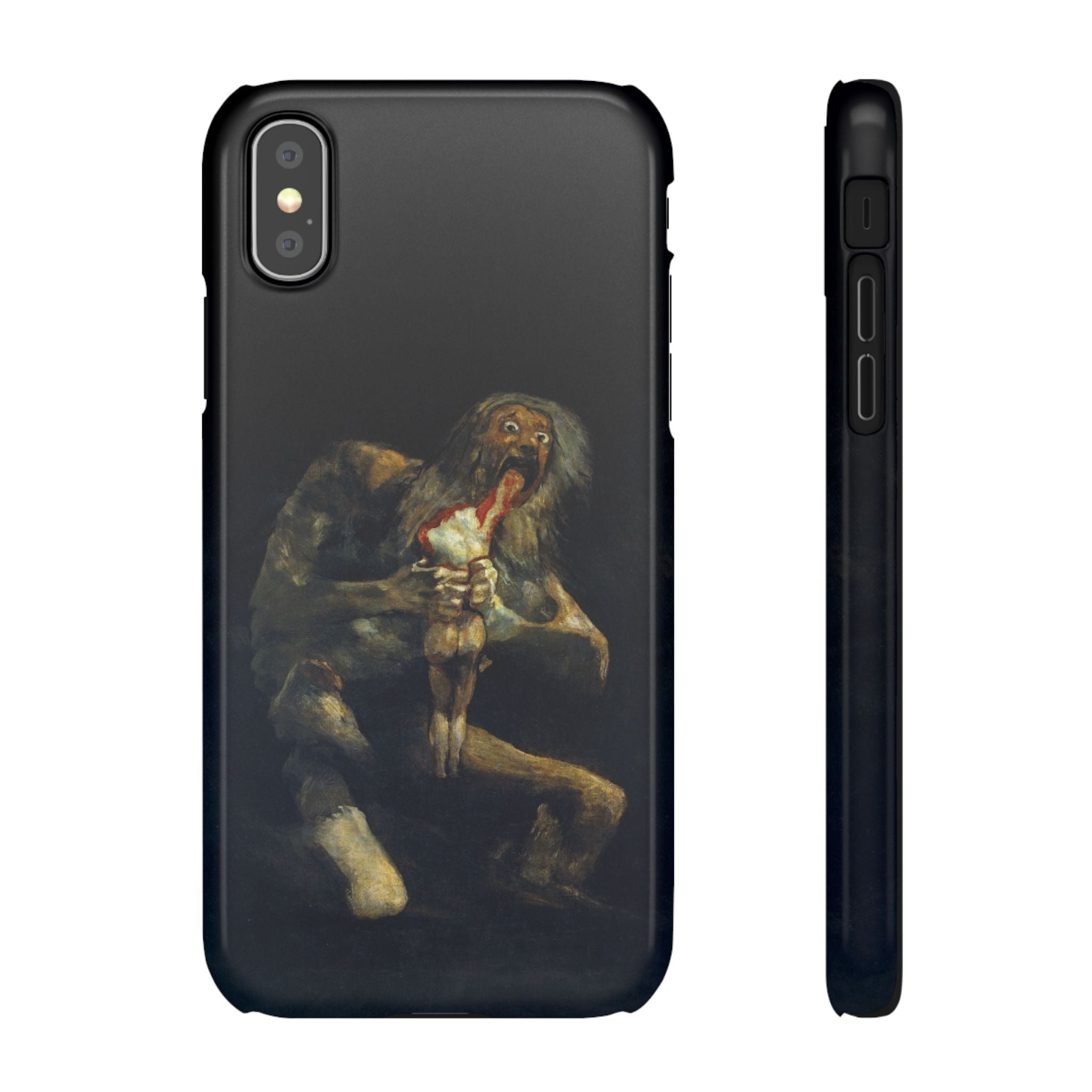 Saturn Devouring His Son by Goya - iPhone Slim Case