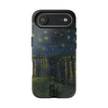 Starry Night on the Rhone by Van Gogh - iPhone Tough Case