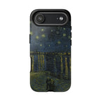 Starry Night on the Rhone by Van Gogh - iPhone Tough Case