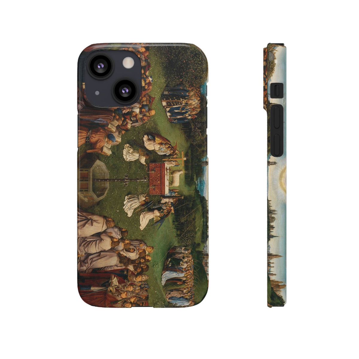 Adoration of the Lamb from the Ghent Altarpiece by Hubert van Eyck- iPhone Slim Case