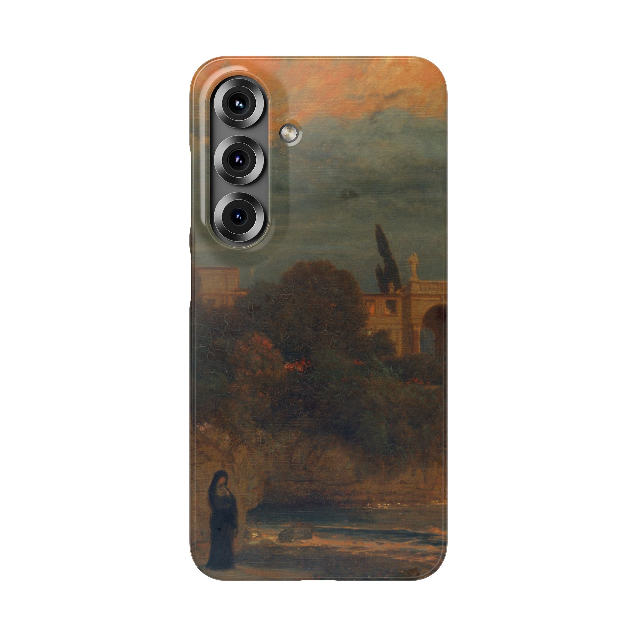 Villa by the Sea by Arnold Böcklin - Samsung Slim Case