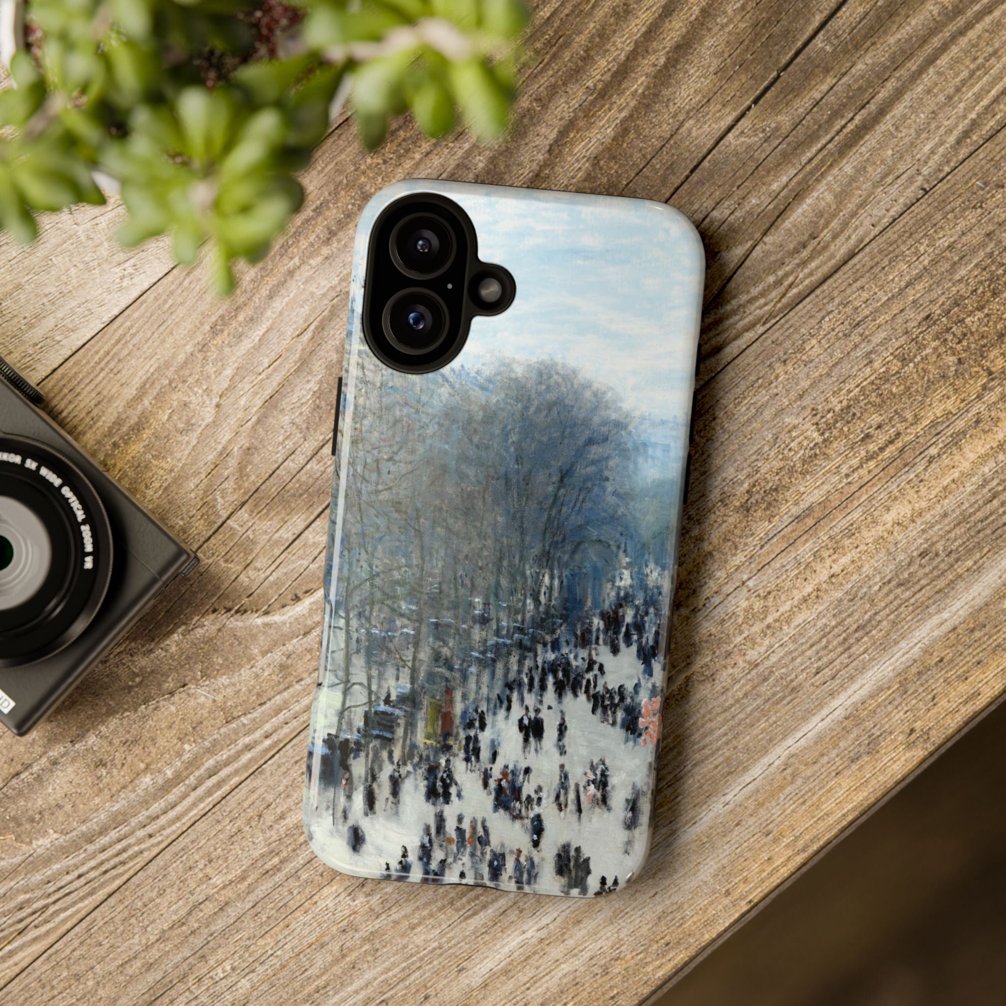 Boulevard des Capucines by Claude Monet - iPhone Tough Case