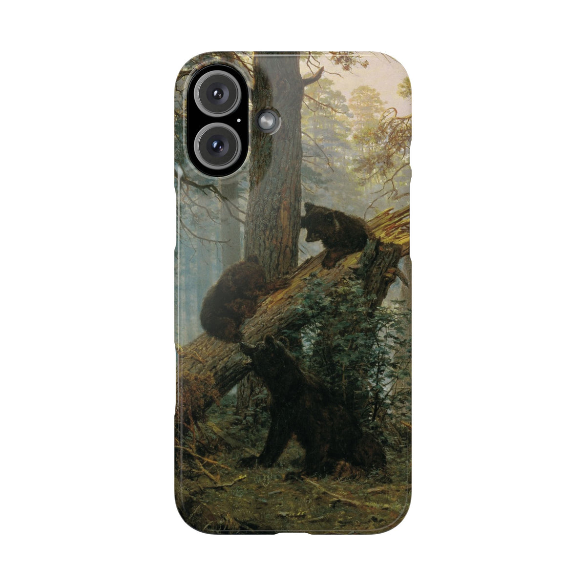 Morning in a Pine Forest by Ivan Ivanovich Shishkin - iPhone Slim Case