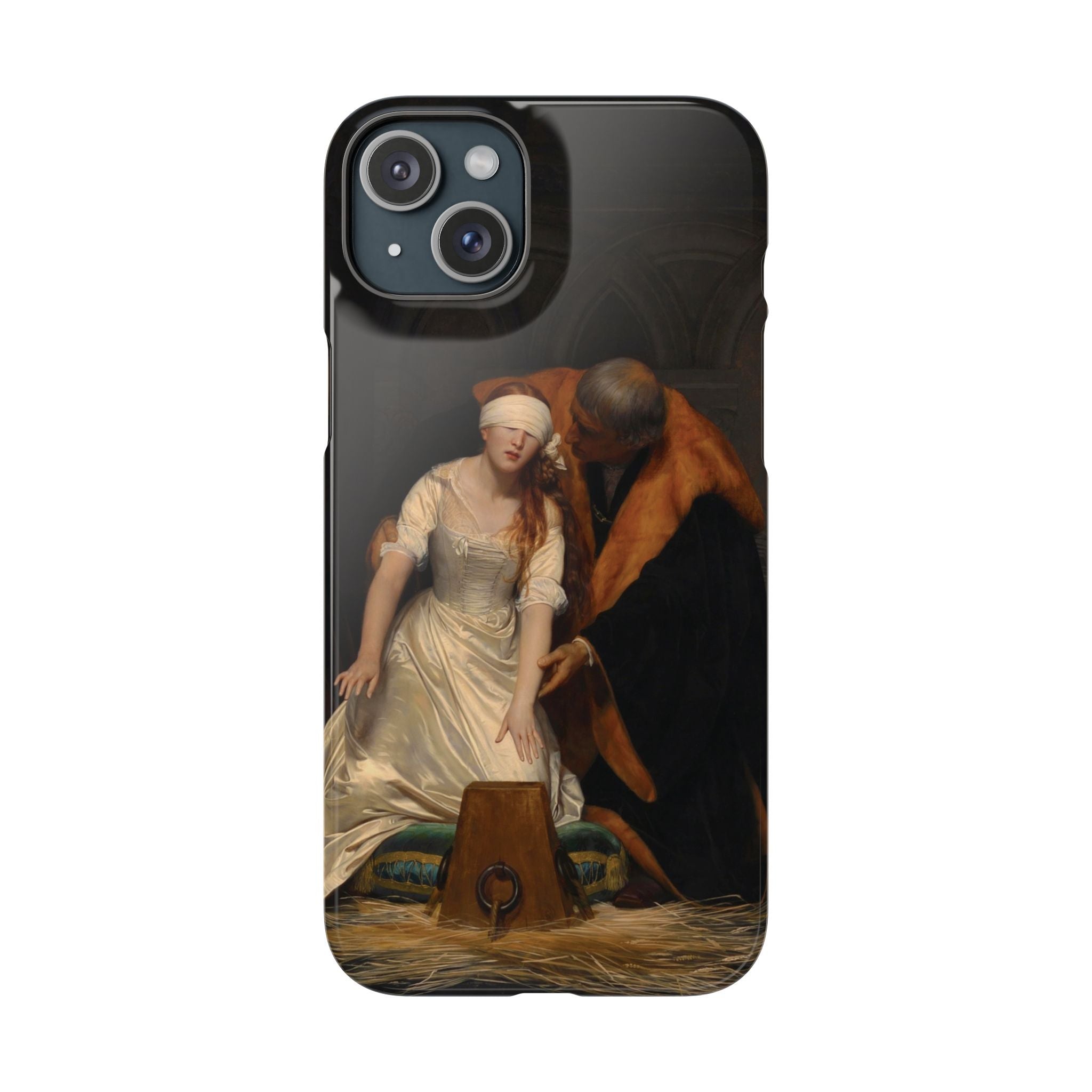The Execution of Lady Jane Grey by Paul Delaroche - iPhone Slim Case
