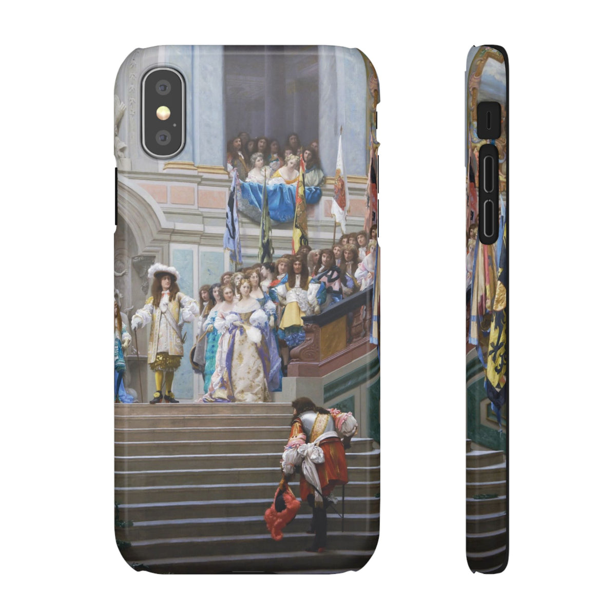 Reception du Grand Conde par Louis XIV by Jean-Leon Gerome - iPhone Slim Case