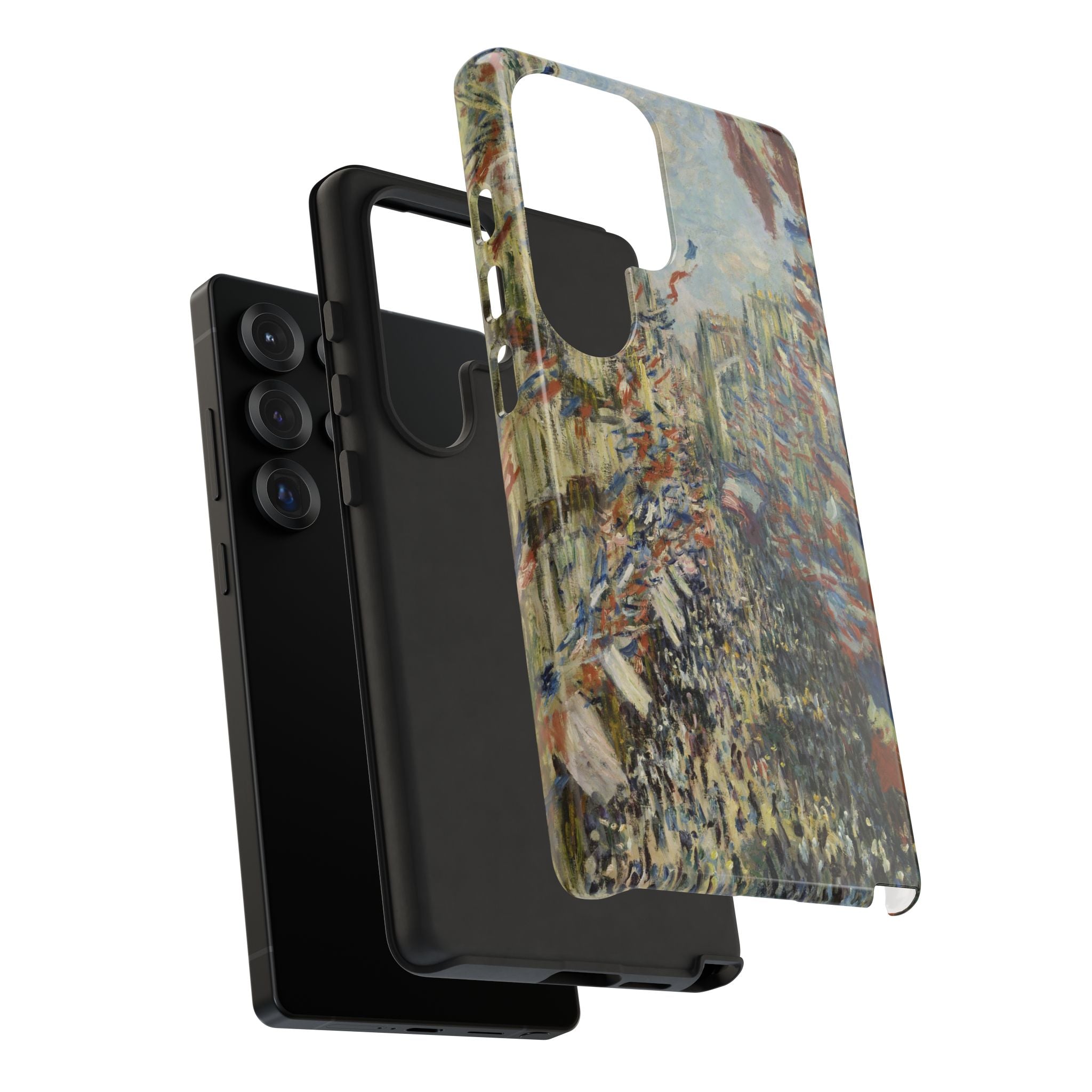 The Rue Montorgueil in Paris by Claude Monet - Samsung Tough Case