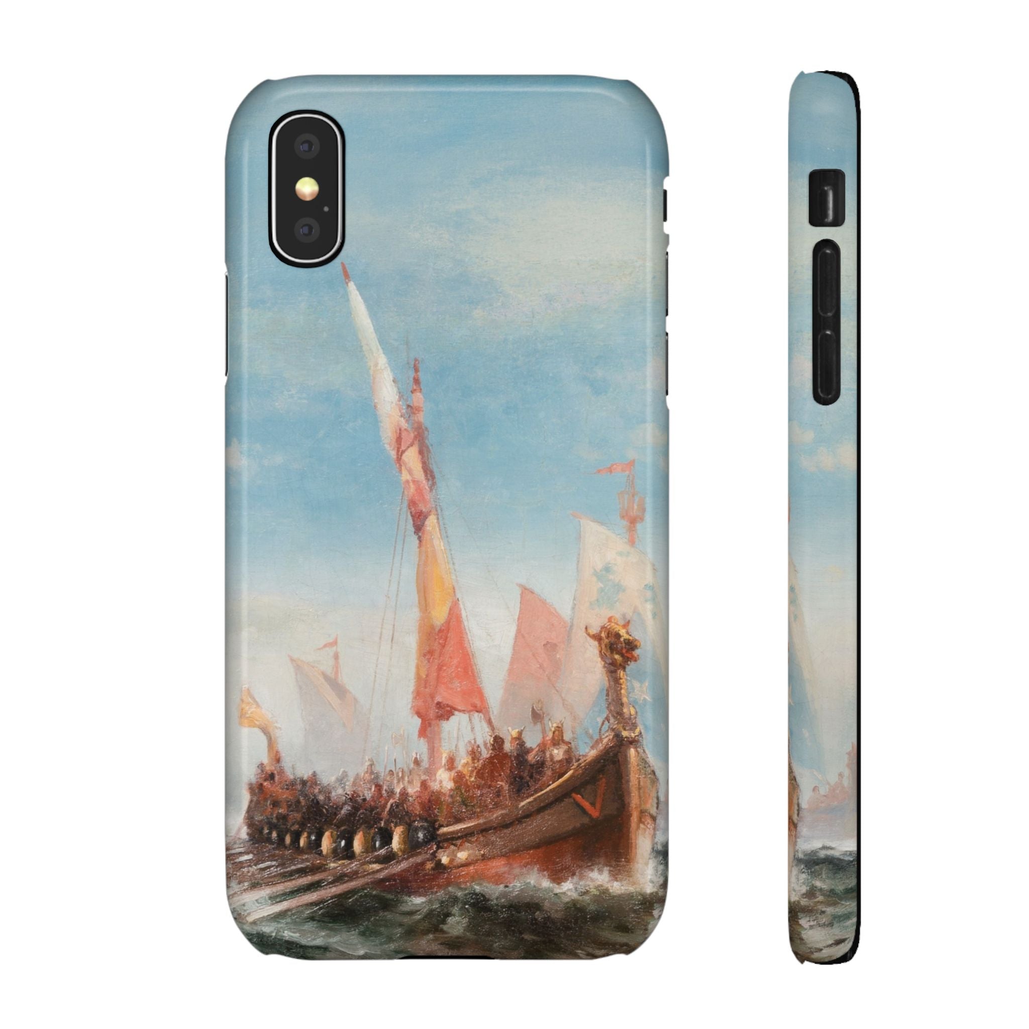 Viking Armada by Edward Moran - iPhone Slim Case