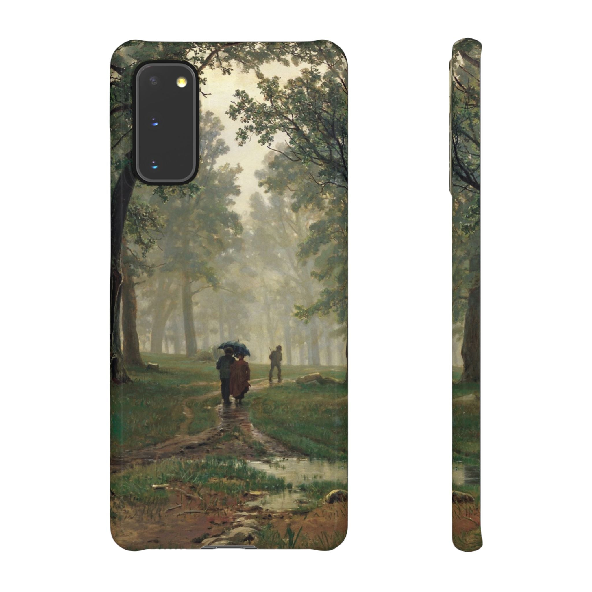 Rain in an Oak Forest by Ivan Ivanovich Shishkin - Samsung Slim Case