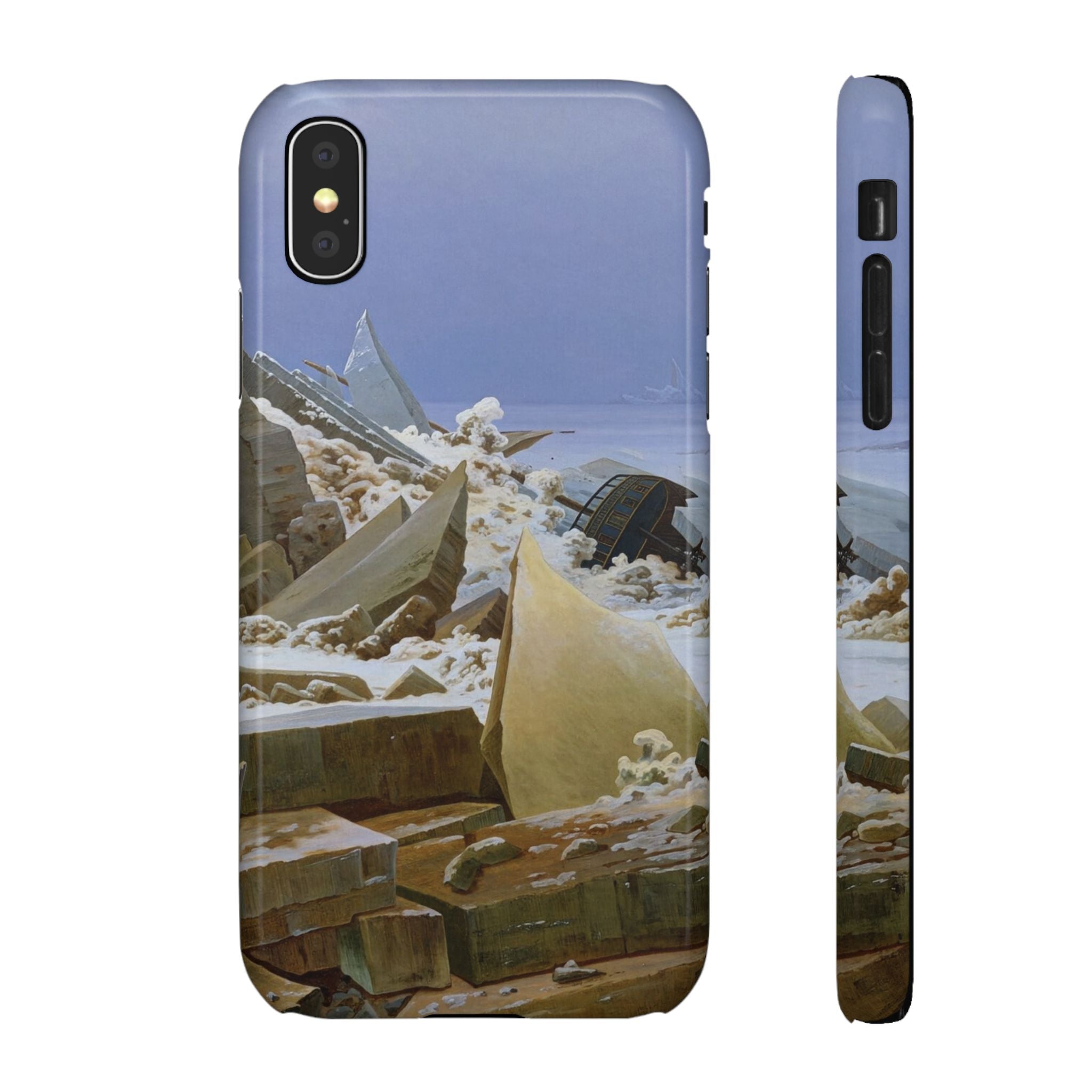 The Sea of Ice by Caspar David Friedrich - iPhone Slim Case