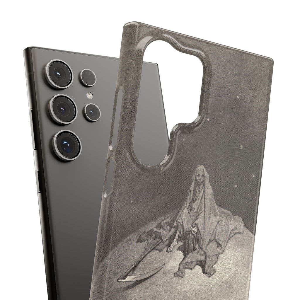 Doubting, dreaming dreams no mortal ever dared to dream before by Gustave Doré - Samsung Slim Case