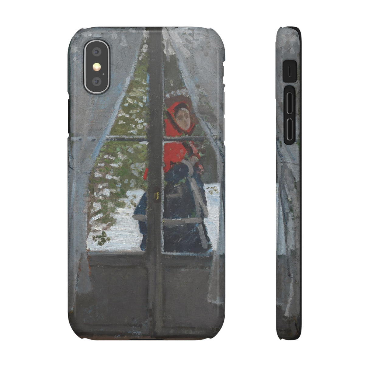 Le mouchoir rouge by Claude Monet - iPhone Slim Case