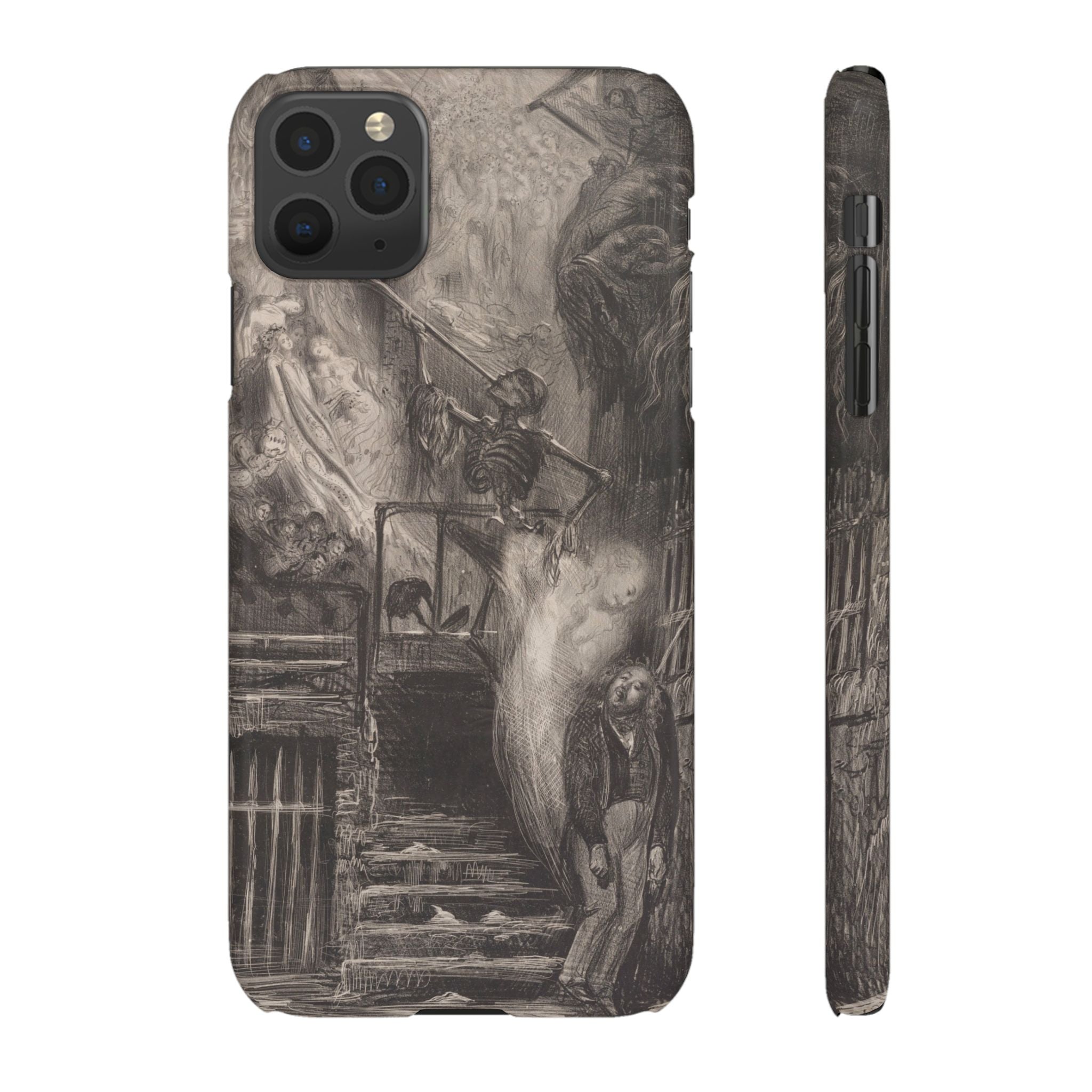 La Rue de la Vieille Lanterne by Gustave Doré - iPhone Slim Case