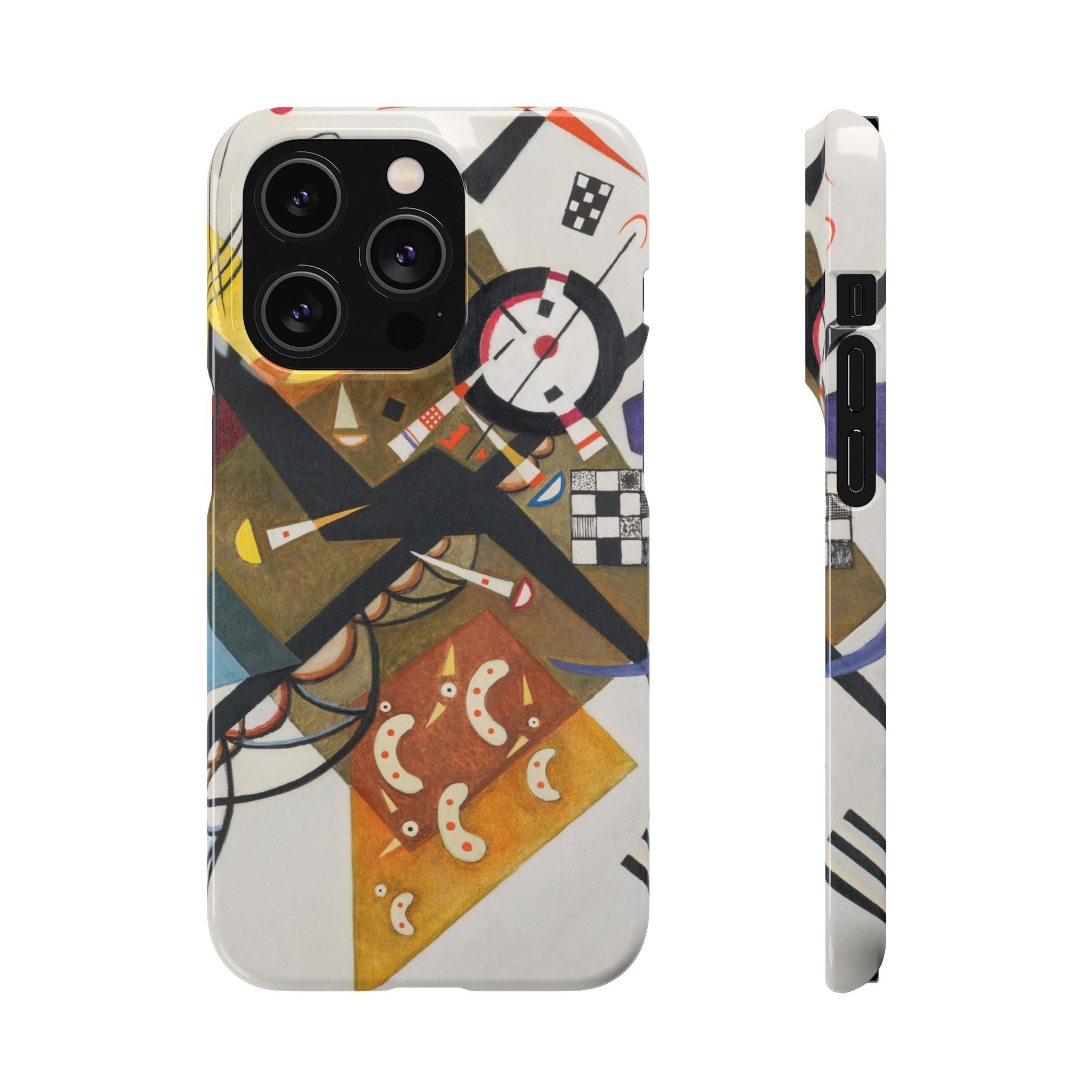 On White II by Vasily Kandinsky - iPhone Slim Case