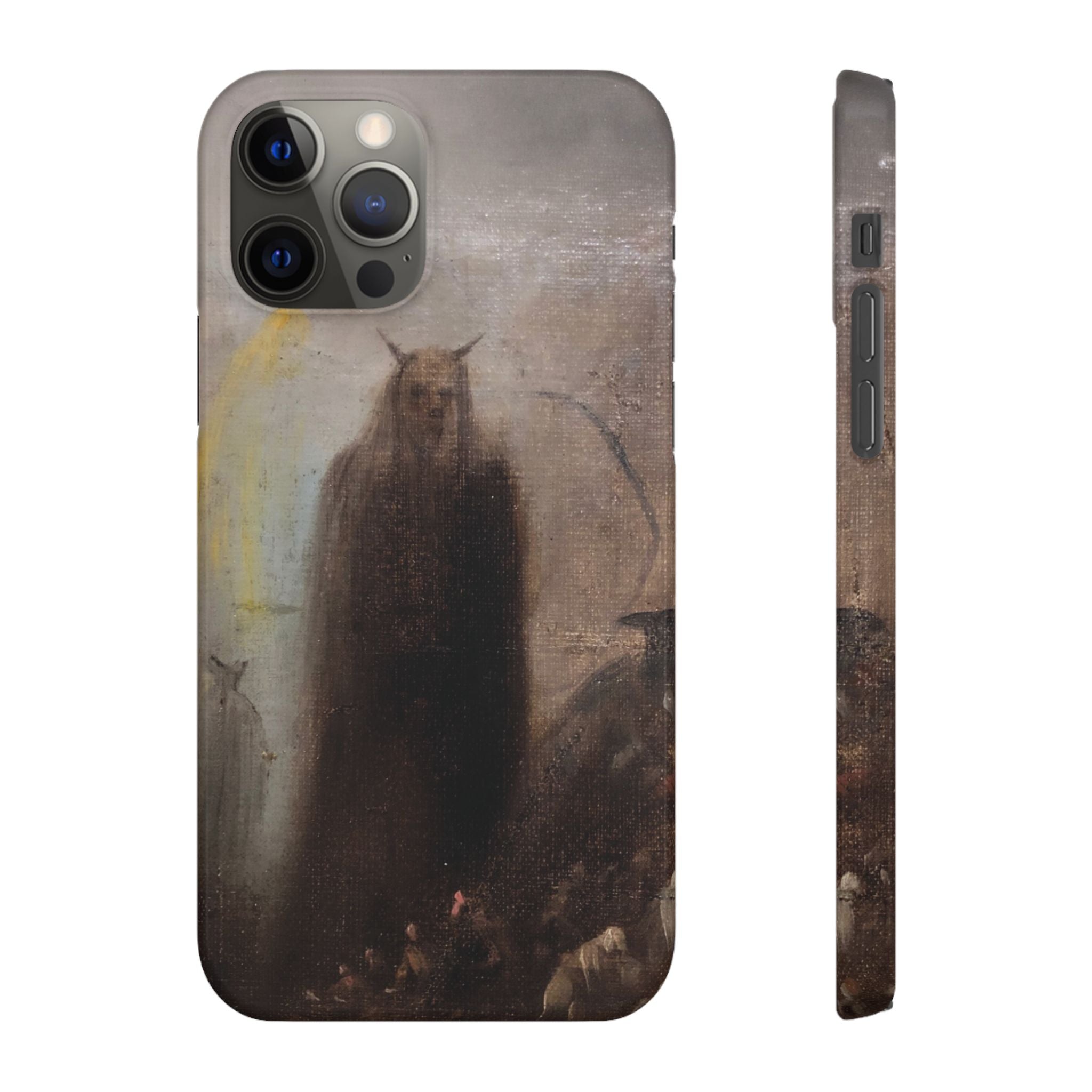Ghostly Vision by Francisco Goya - iPhone Slim Case