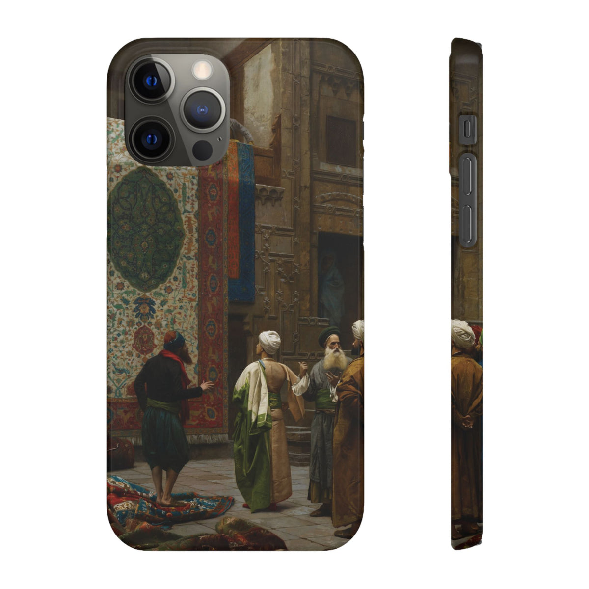 The Carpet Merchant by Jean-Leon Gerome - iPhone Slim Case