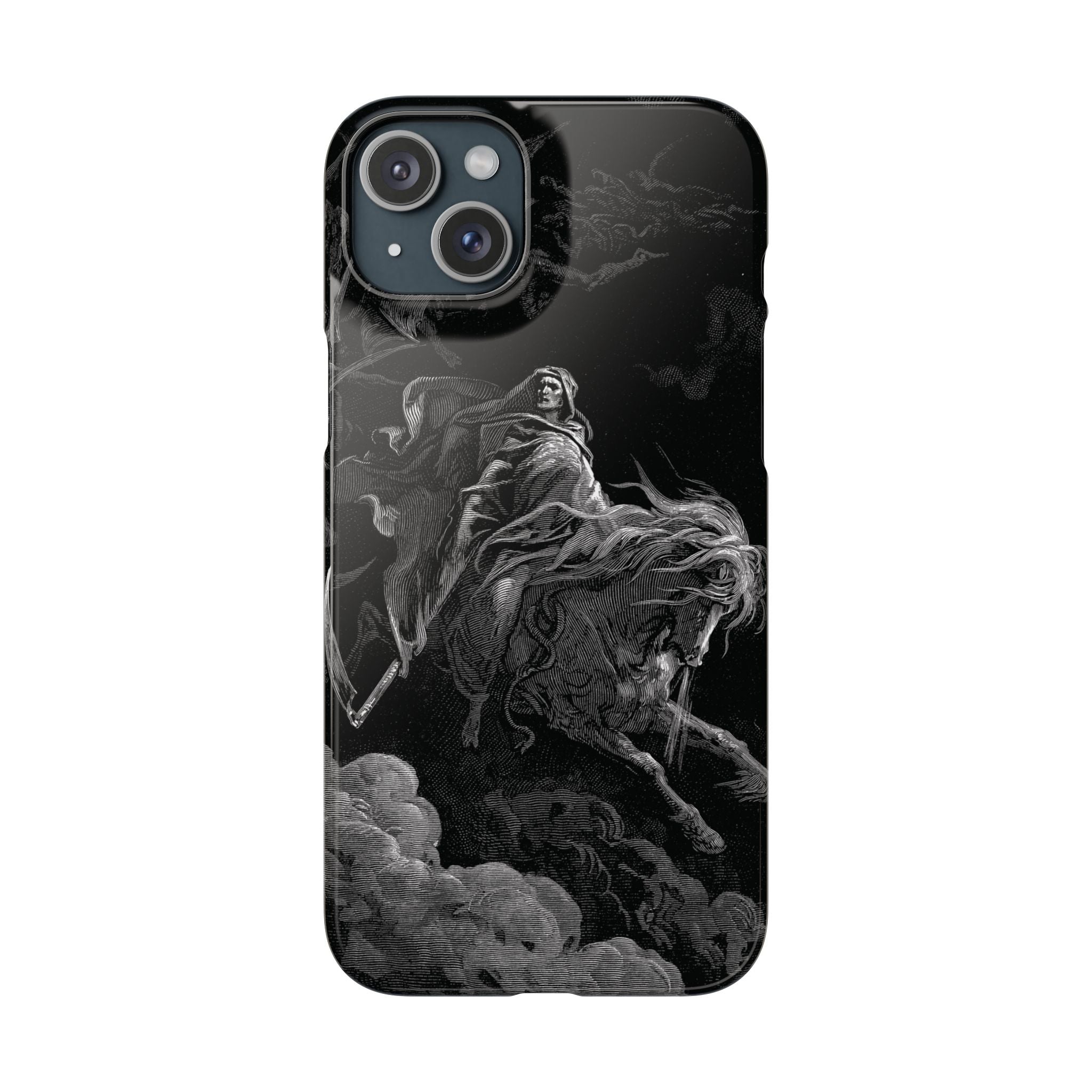 Death on the Pale Horse by Gustave Dore - iPhone Slim Case