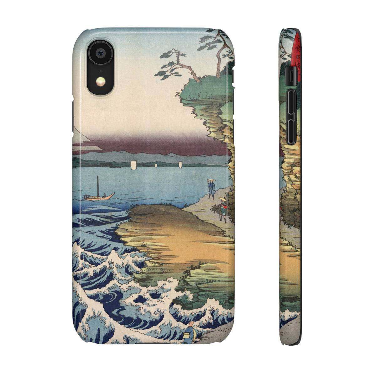 The Hota Coast in Awa Province by Utagawa Hiroshige - iPhone Slim Case