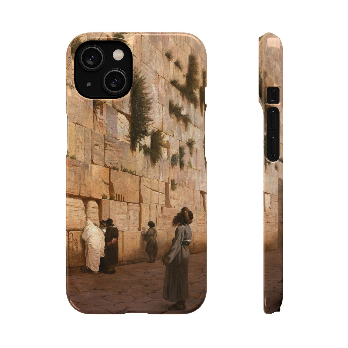 Le Mur des Lamentations by Jean-Leon Gerome - iPhone Slim Case