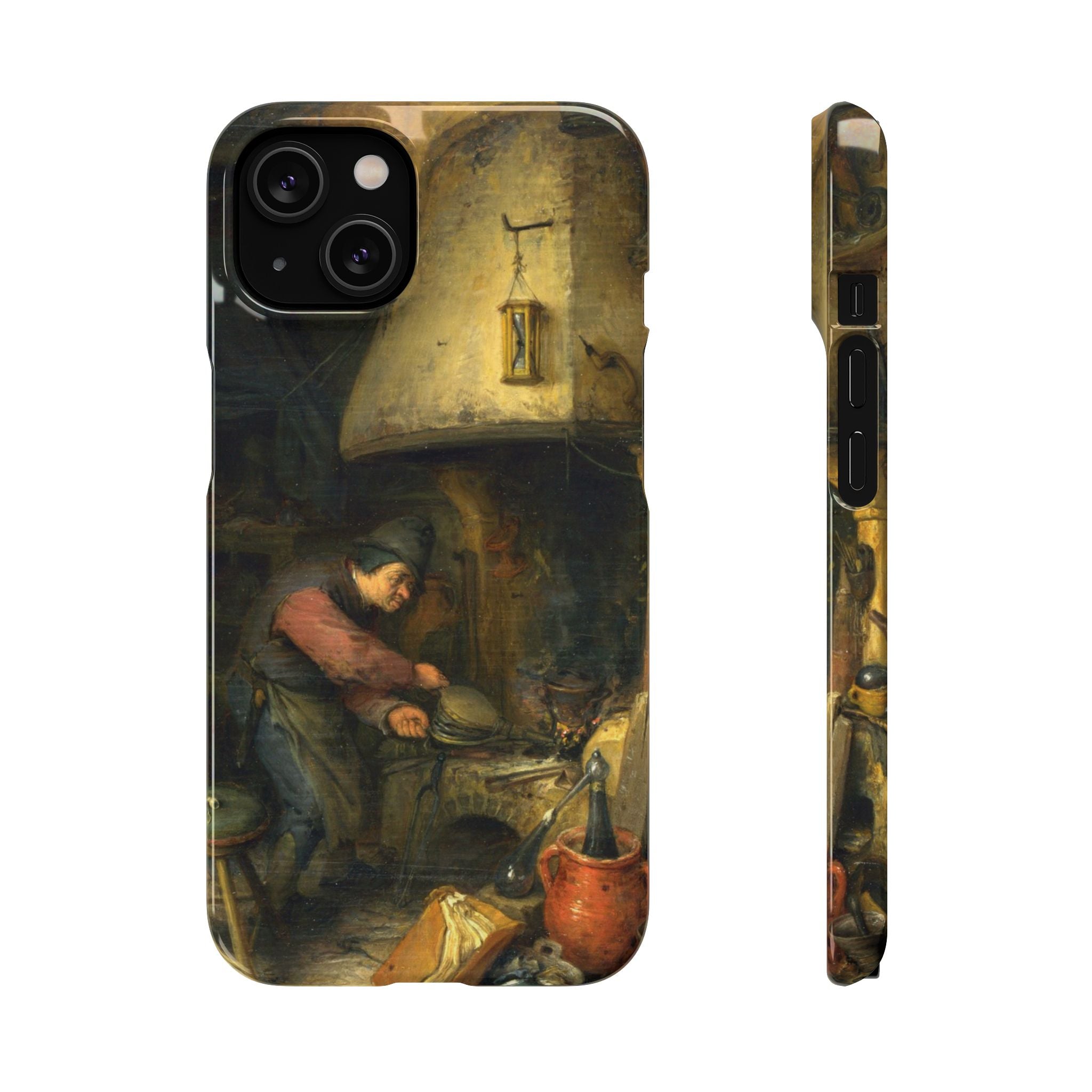 The Alchemist by Adriaen van Ostade - iPhone Slim Case