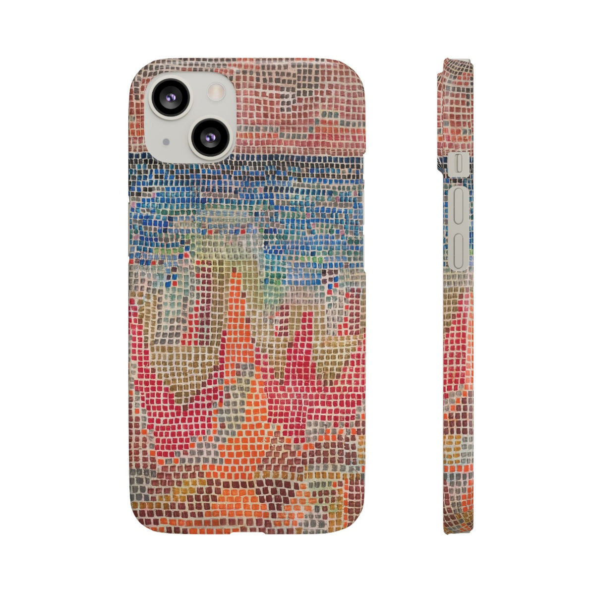Cliffs by the sea by Paul Klee - iPhone Slim Case