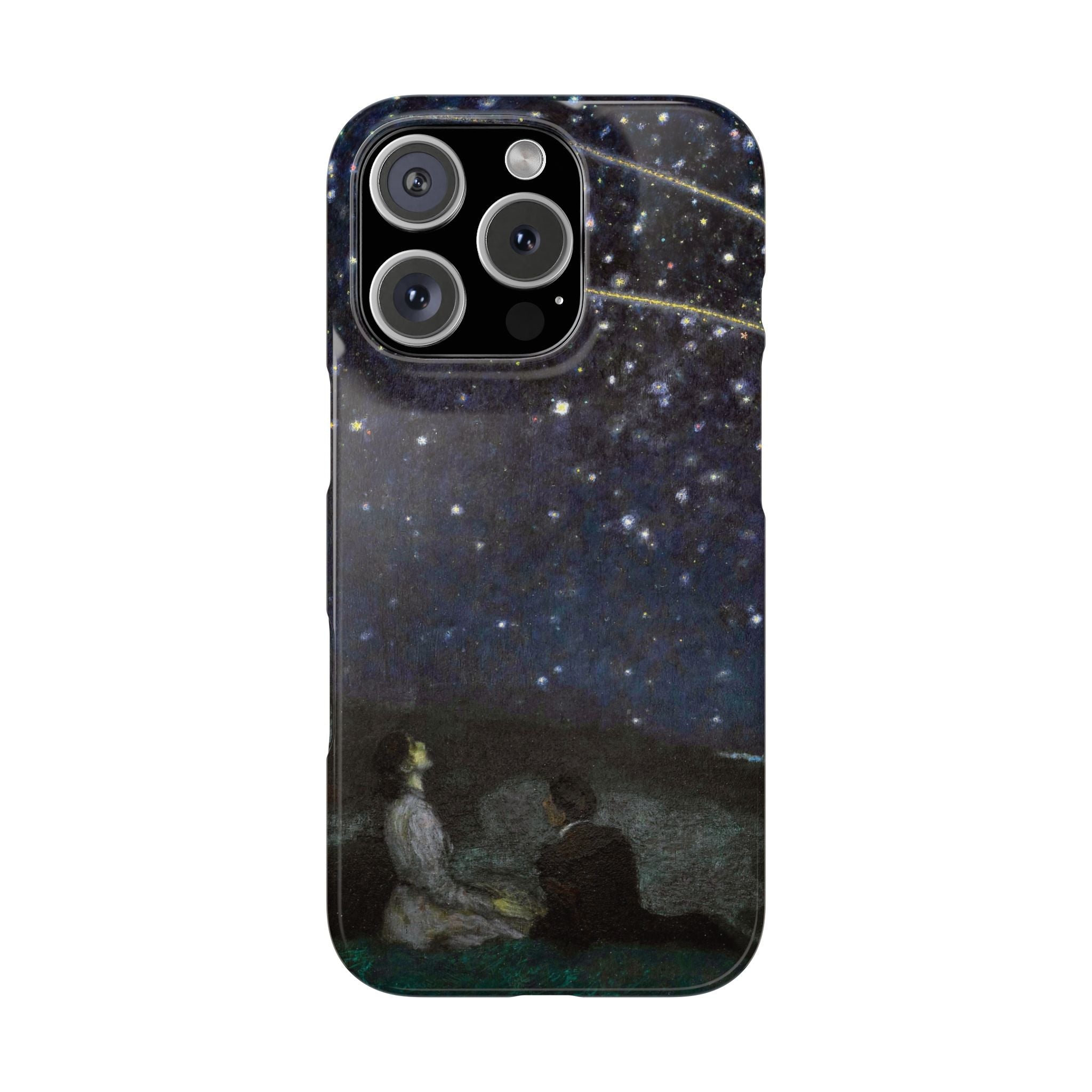 Falling Stars by Franz von Stuck - iPhone Slim Case