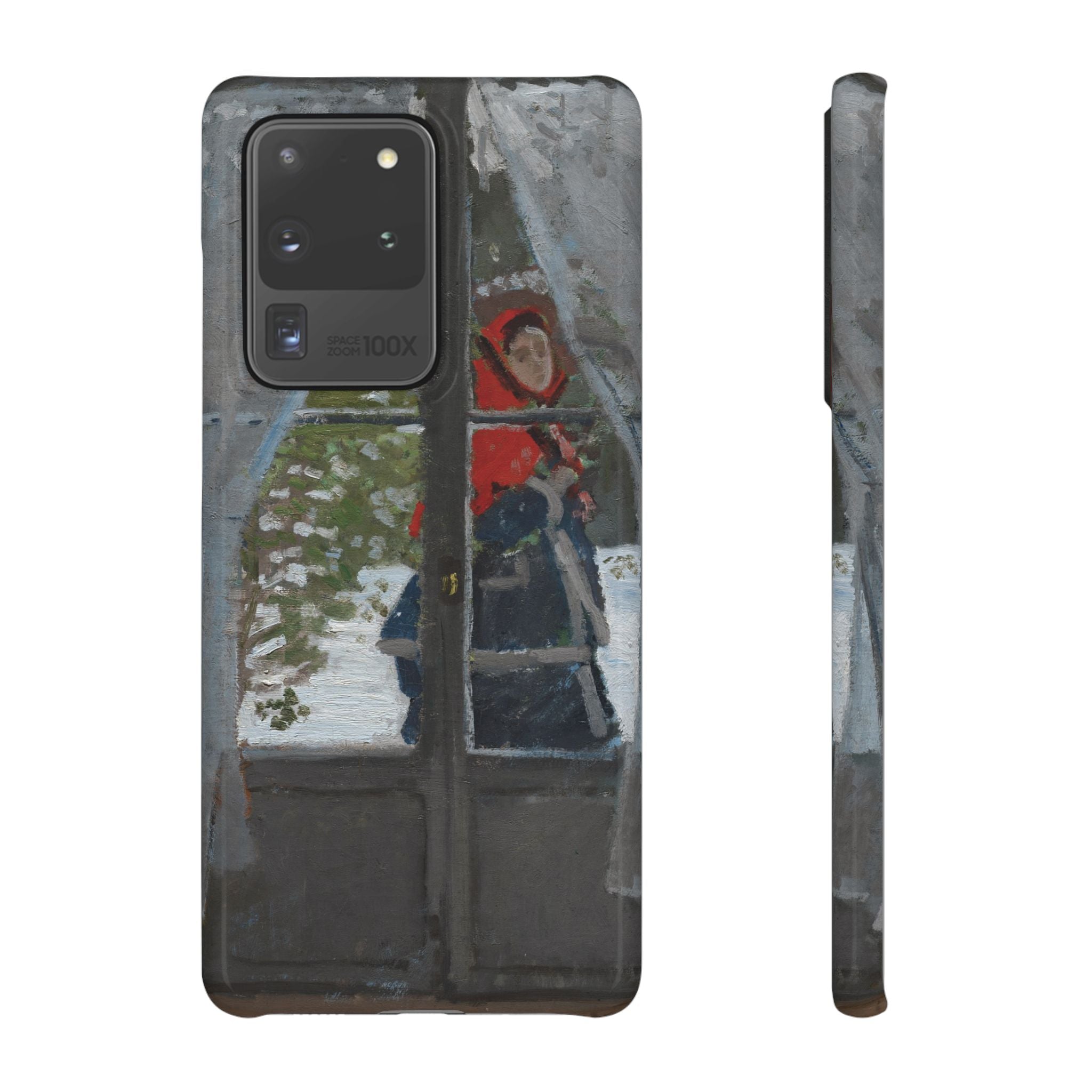 Le mouchoir rouge by Claude Monet - Samsung Slim Case