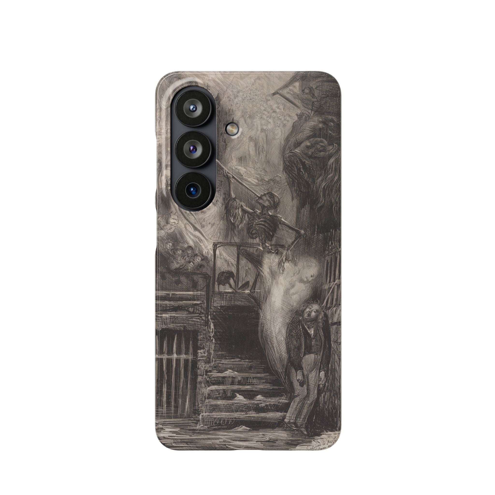 La Rue de la Vieille Lanterne (The Suicide of Gérard de Nerval) by Gustave Doré - Samsung Slim Case