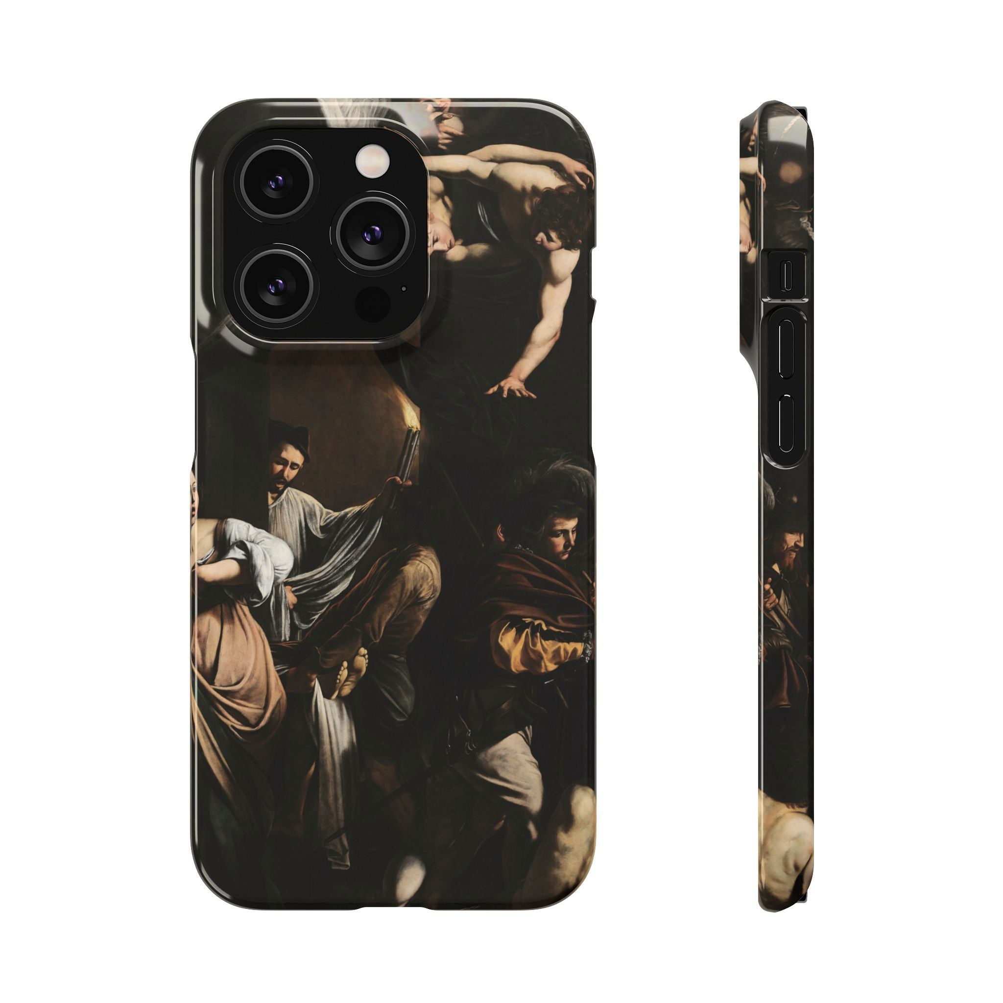 The Seven Works of Mercy by Caravaggio - iPhone Slim Case