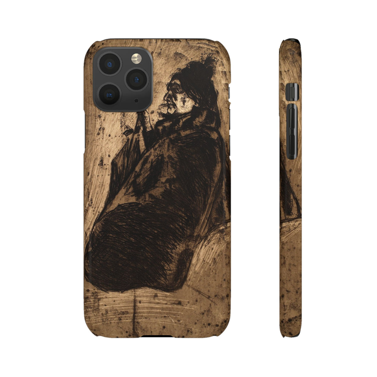 Old Woman by Edvard Munch - iPhone Slim Case