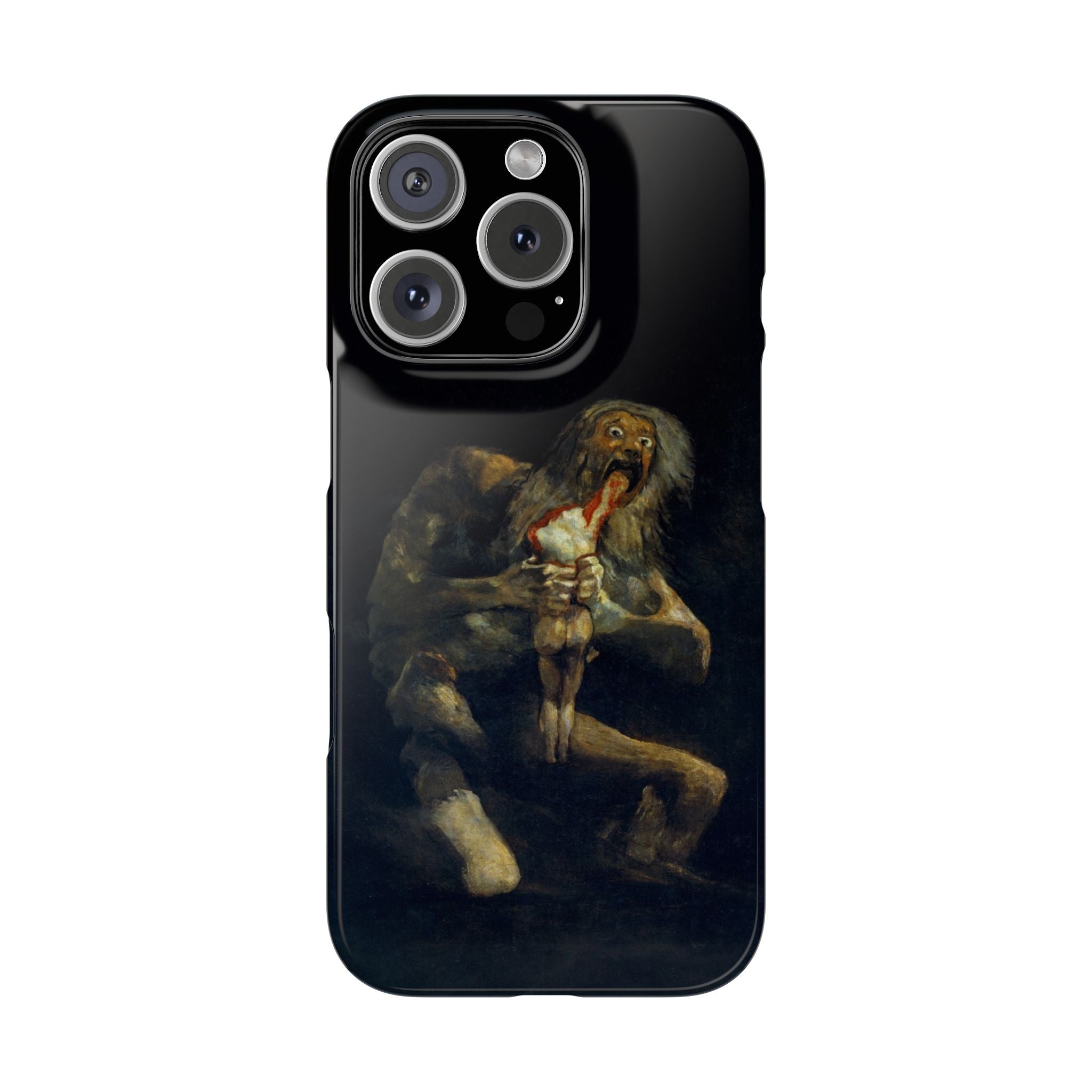 Saturn Devouring His Son by Goya - iPhone Slim Case