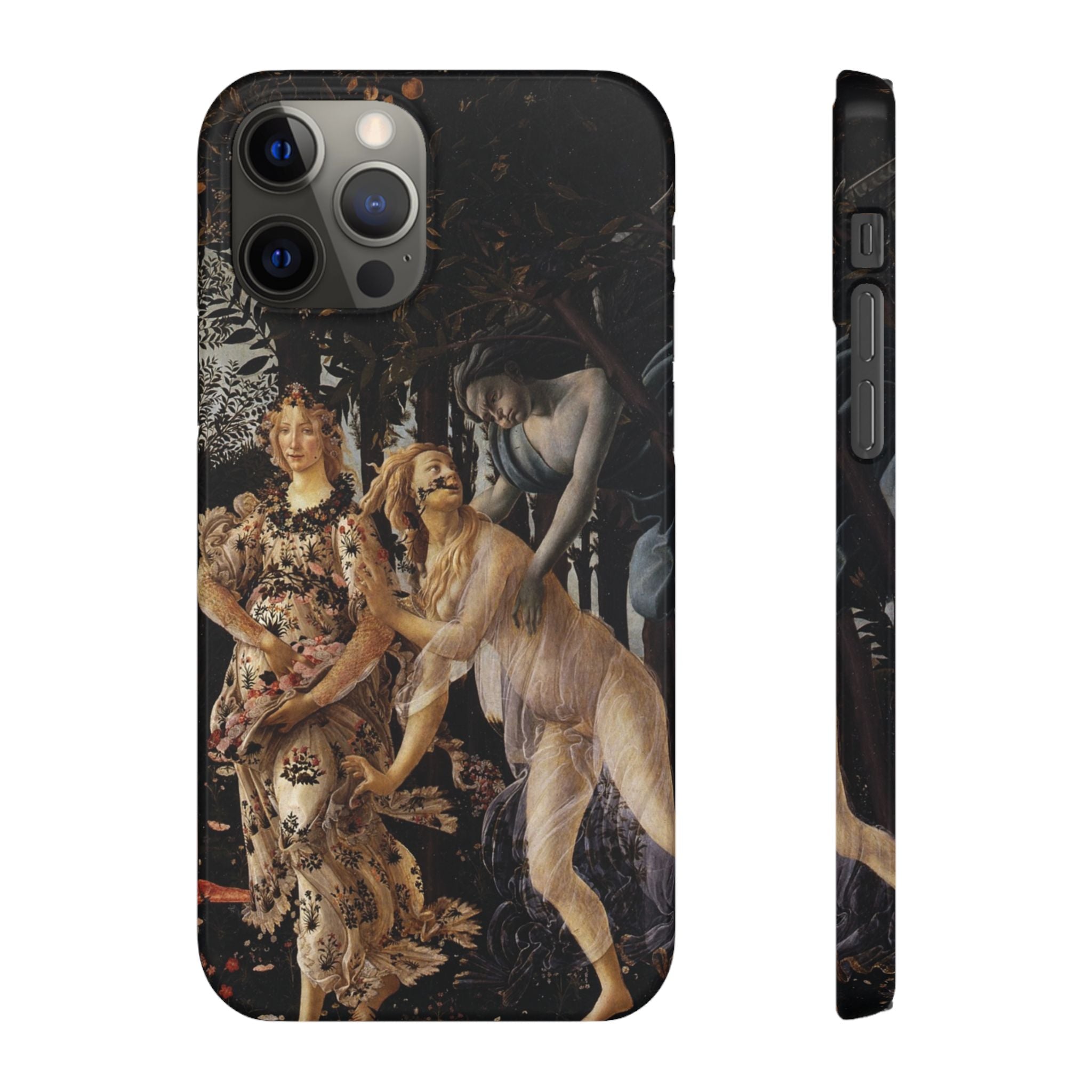 Flora and Zephyr from Primavera by Sandro Botticelli - iPhone Slim Case