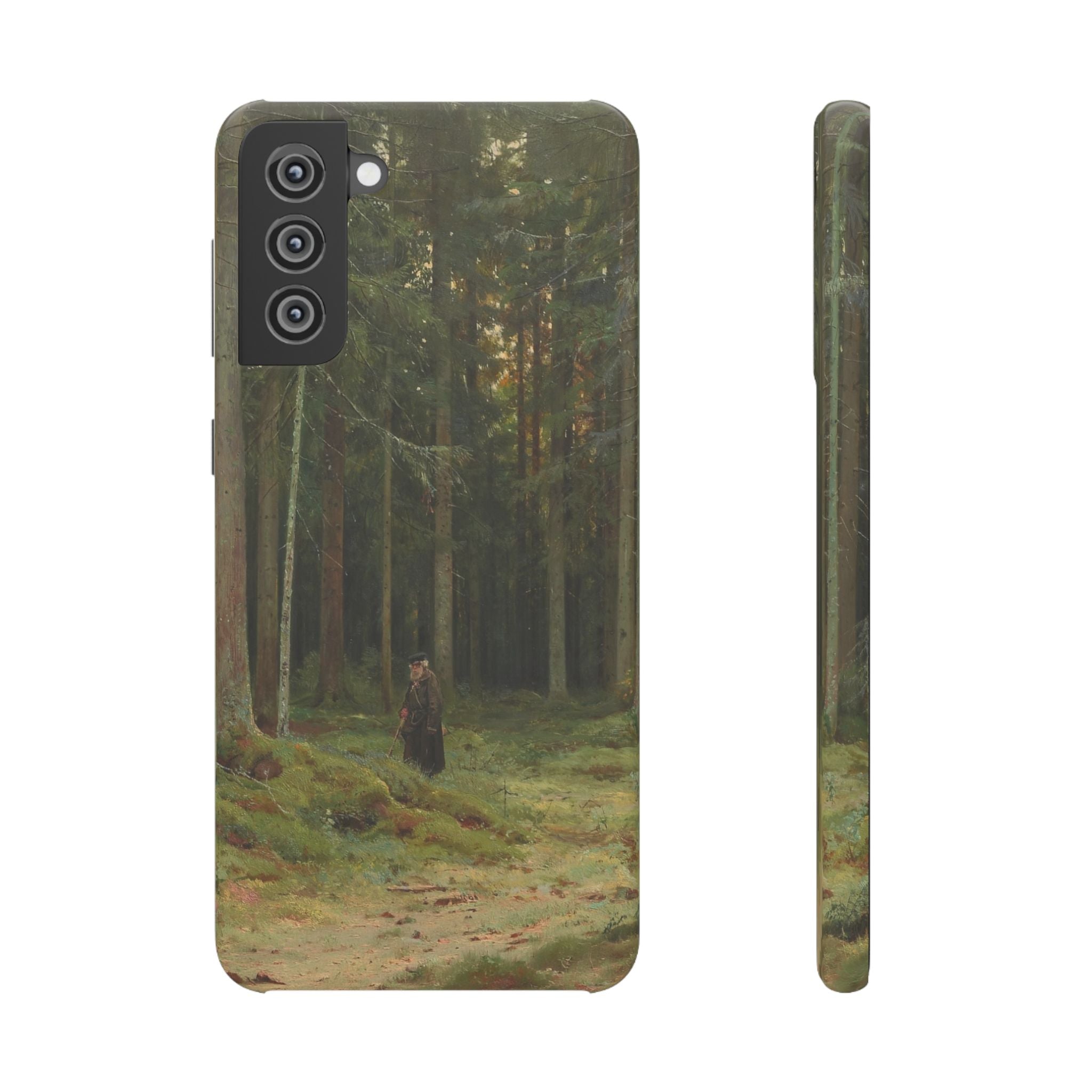 In the Forest of Countess Mordvinova Petergof by Ivan Ivanovich Shishkin - Samsung Slim Case