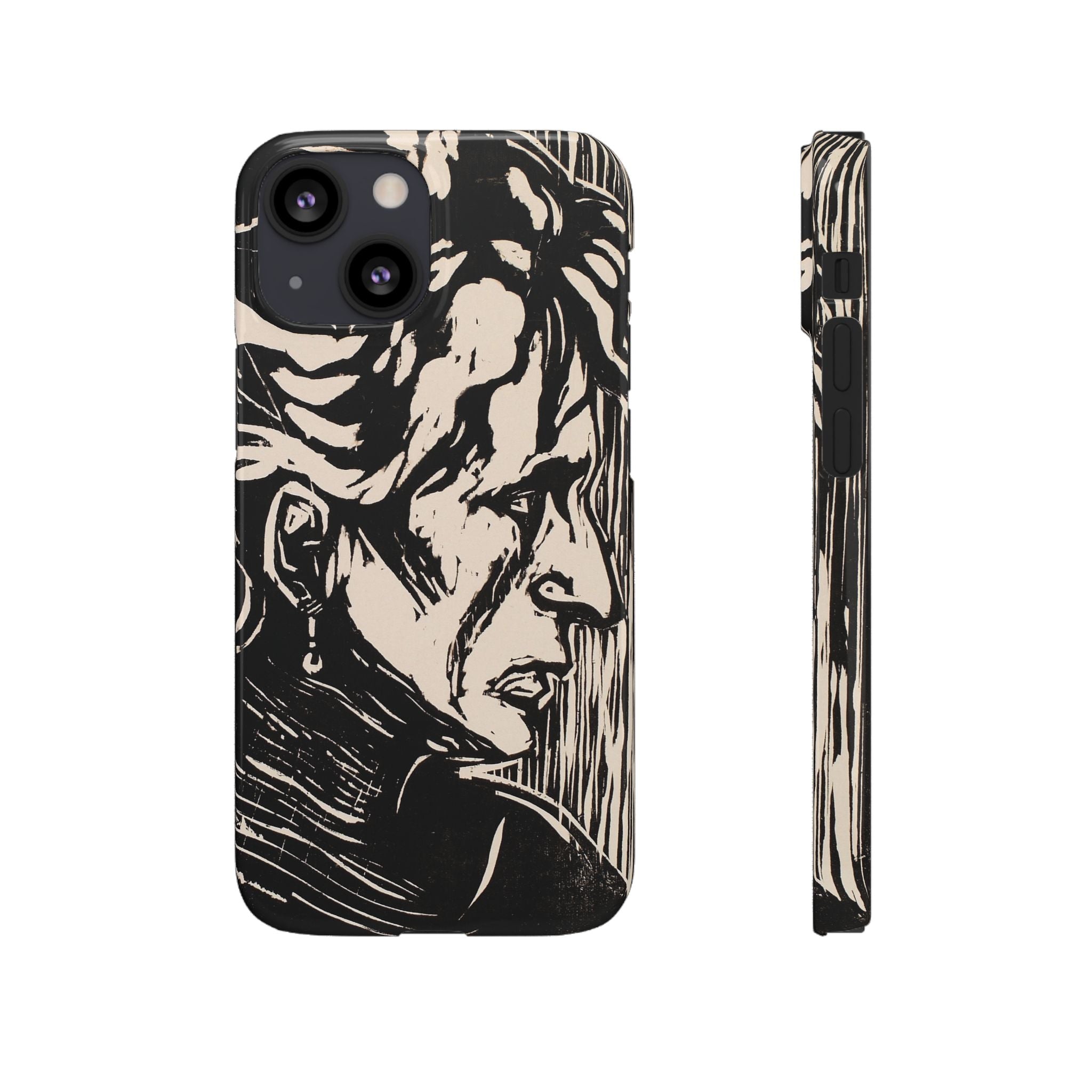 Portrait of an Elderly Lady by Edvard Munch - iPhone Slim Case