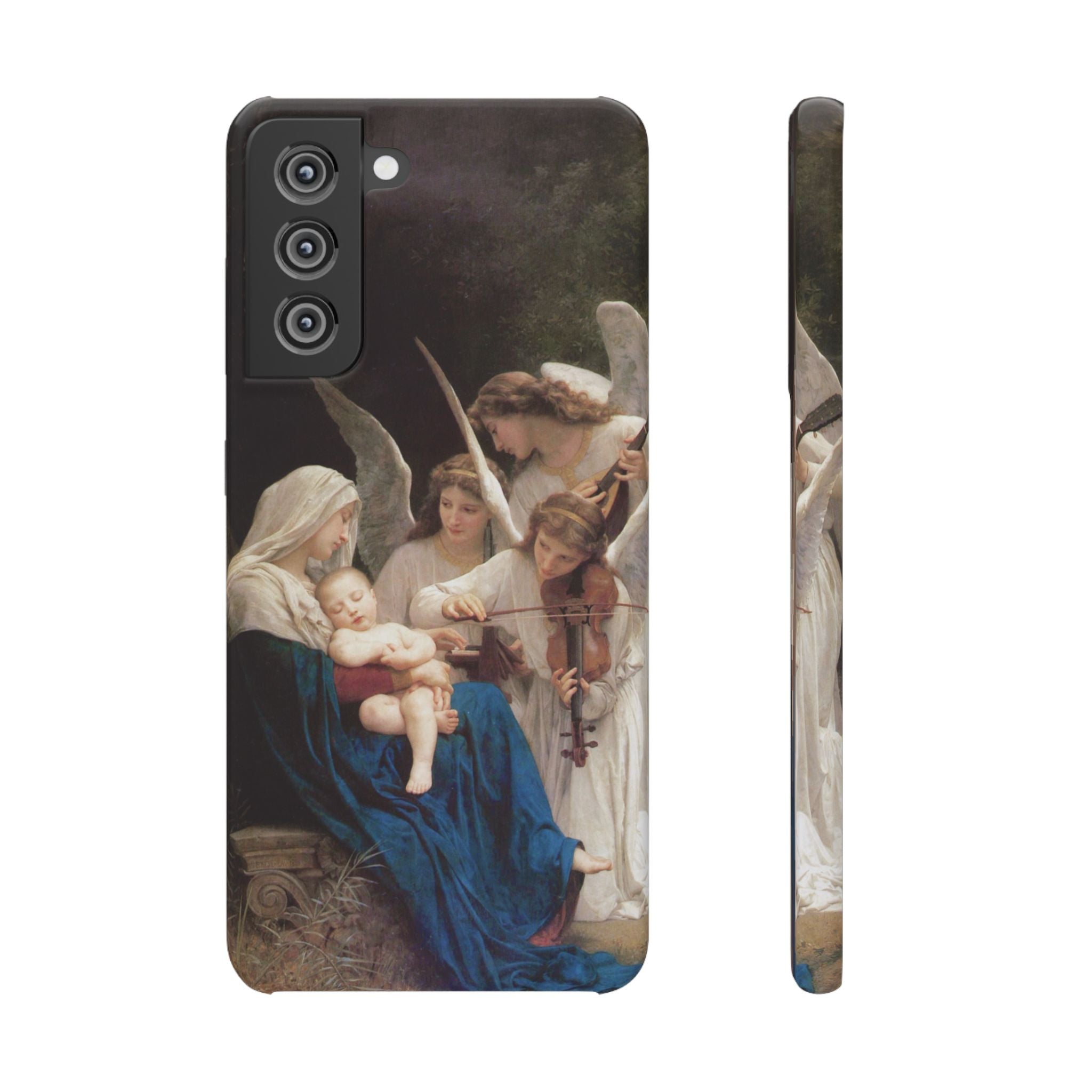 The Virgin of the angels by William-Adolphe Bouguereau - Samsung Slim Case