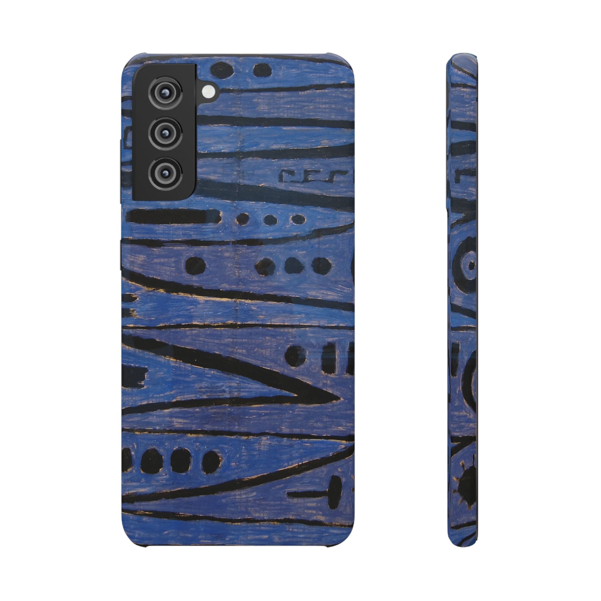 Heroic strokes of the bow by Paul Klee - Samsung Slim Case