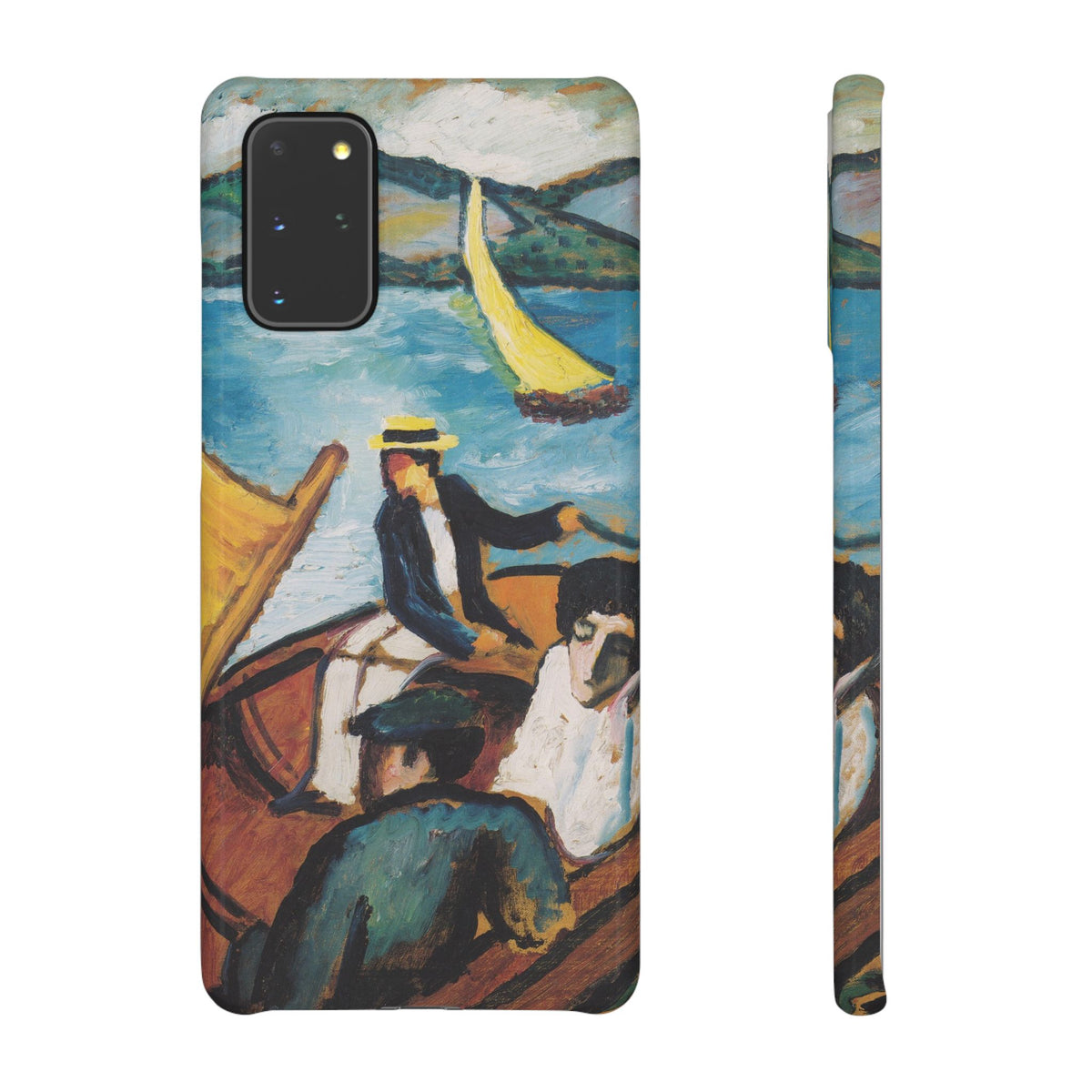 Sailing Boat on the Tegernsee by August Macke - Samsung Slim Case