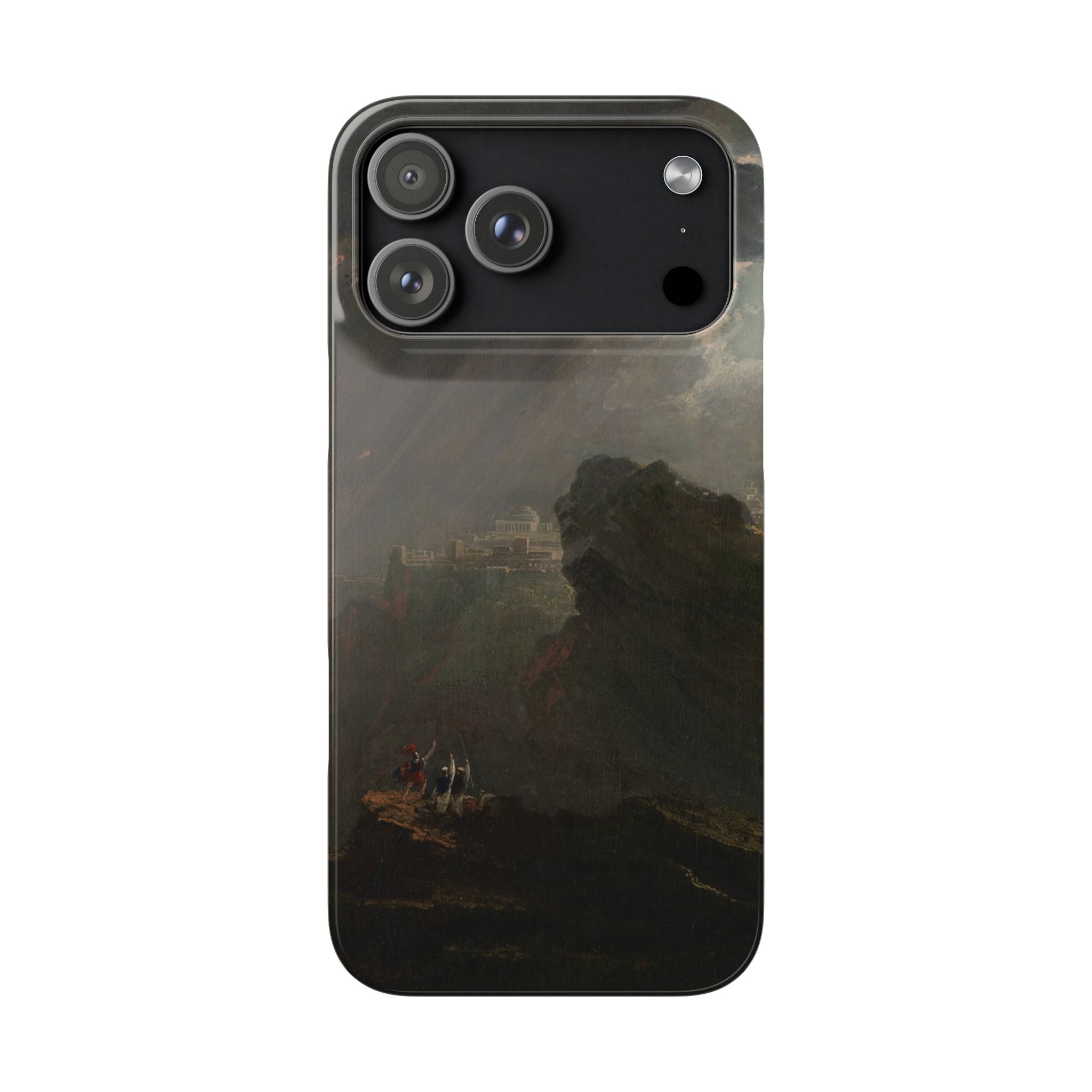 Joshua Commanding the Sun to Stand Still by John Martin - iPhone Slim Case