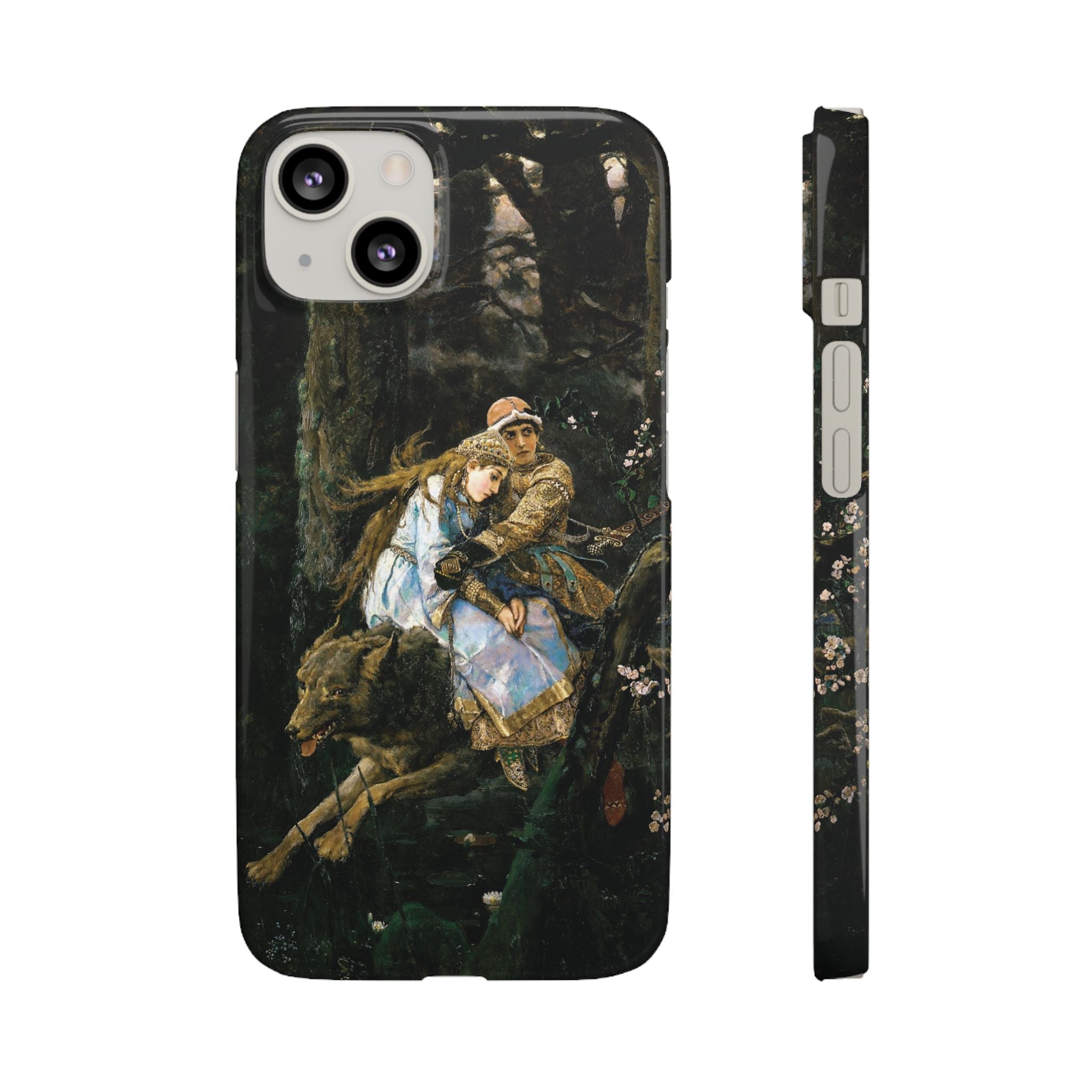 Ivan Tsarevich Riding the Grey Wolf by Viktor Vasnetsov - iPhone Slim Case