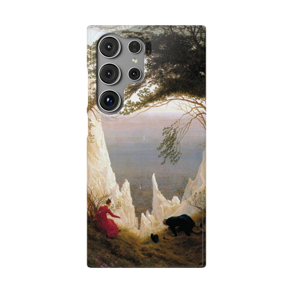 Chalk Cliffs on Rügen by Caspar David Friedrich - Samsung Slim Case