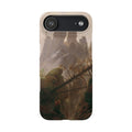 Rocky Landscape in the Elbe Sandstone Mountains by Caspar David Friedrich - iPhone Slim Case