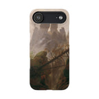 Rocky Landscape in the Elbe Sandstone Mountains by Caspar David Friedrich - iPhone Slim Case