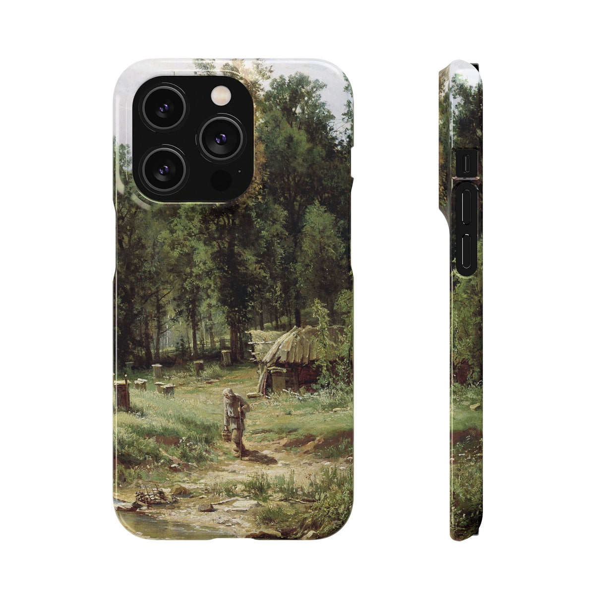 An Apiary in the Forest by Ivan Ivanovich Shishkin - iPhone Slim Case