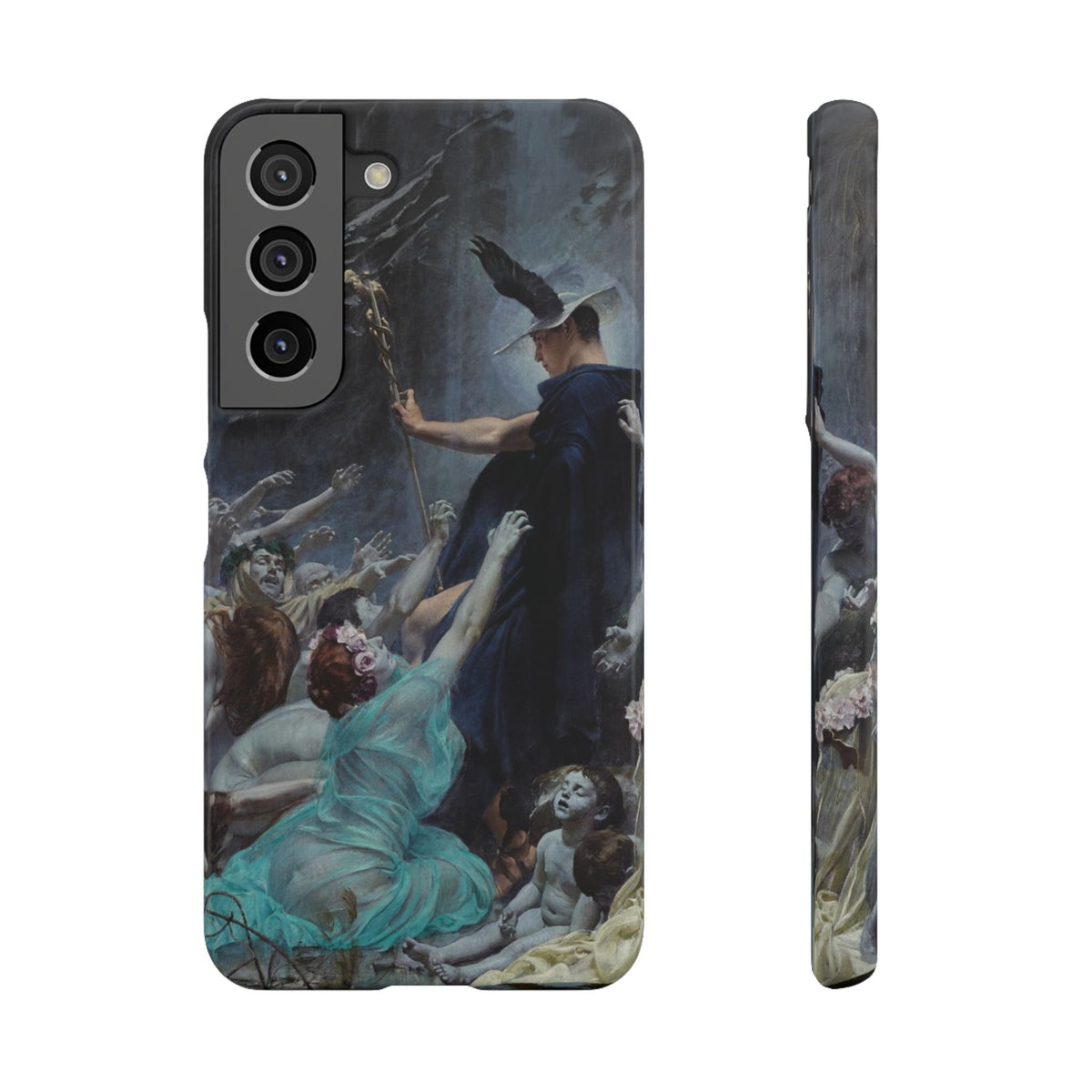 The Souls of Acheron by Adolf Hiremy-Hirschl - Samsung Slim Case