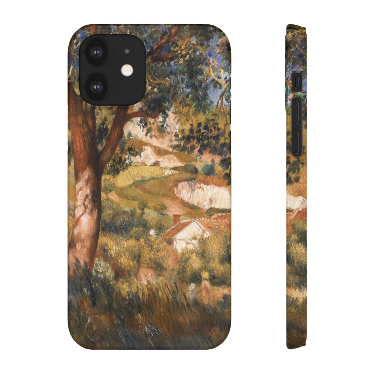 Paysage a La Roche Guyon by Pierre Auguste Renoir - iPhone Slim Case