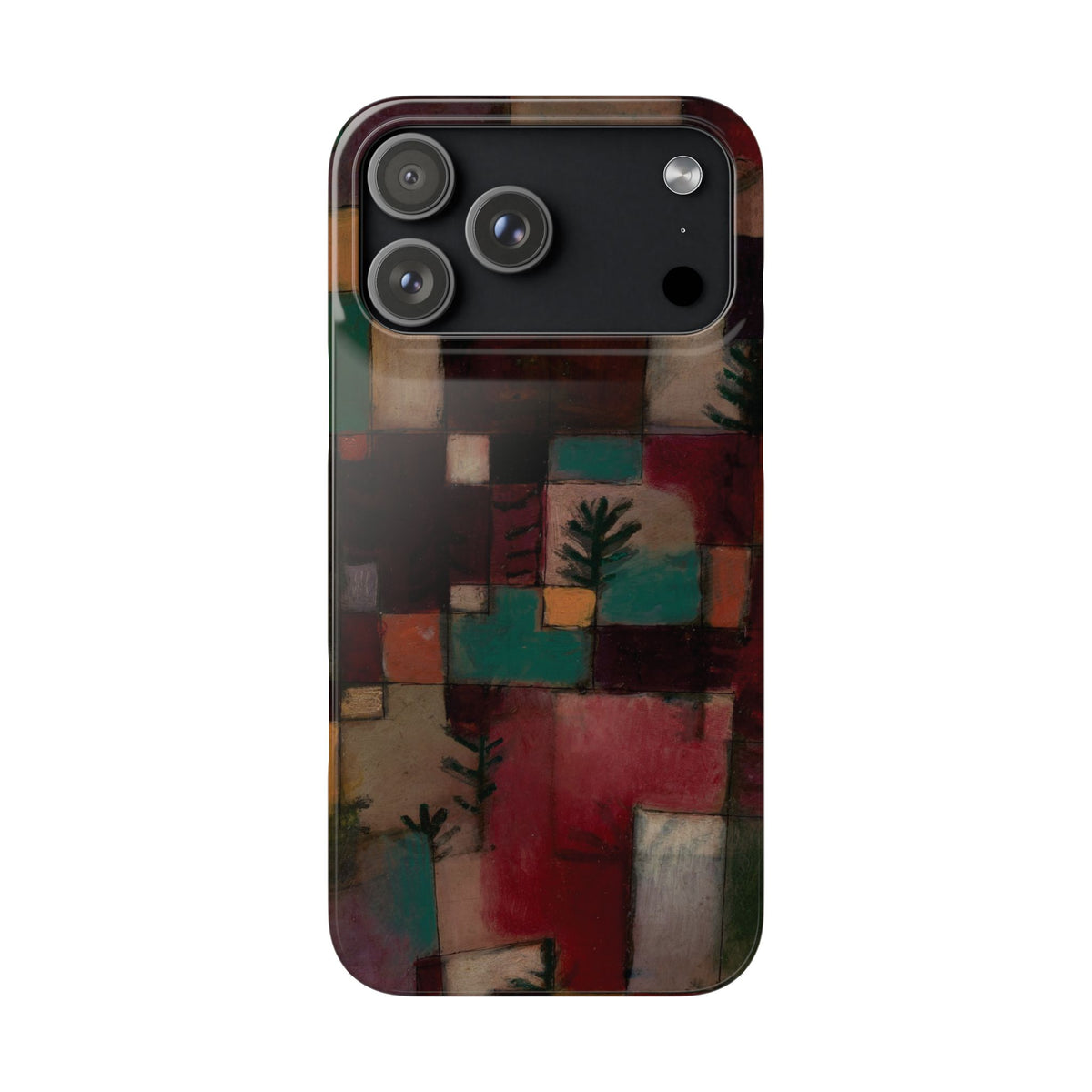 Redgreen and Violet-Yellow Rhythms by Paul Klee - iPhone Slim Case