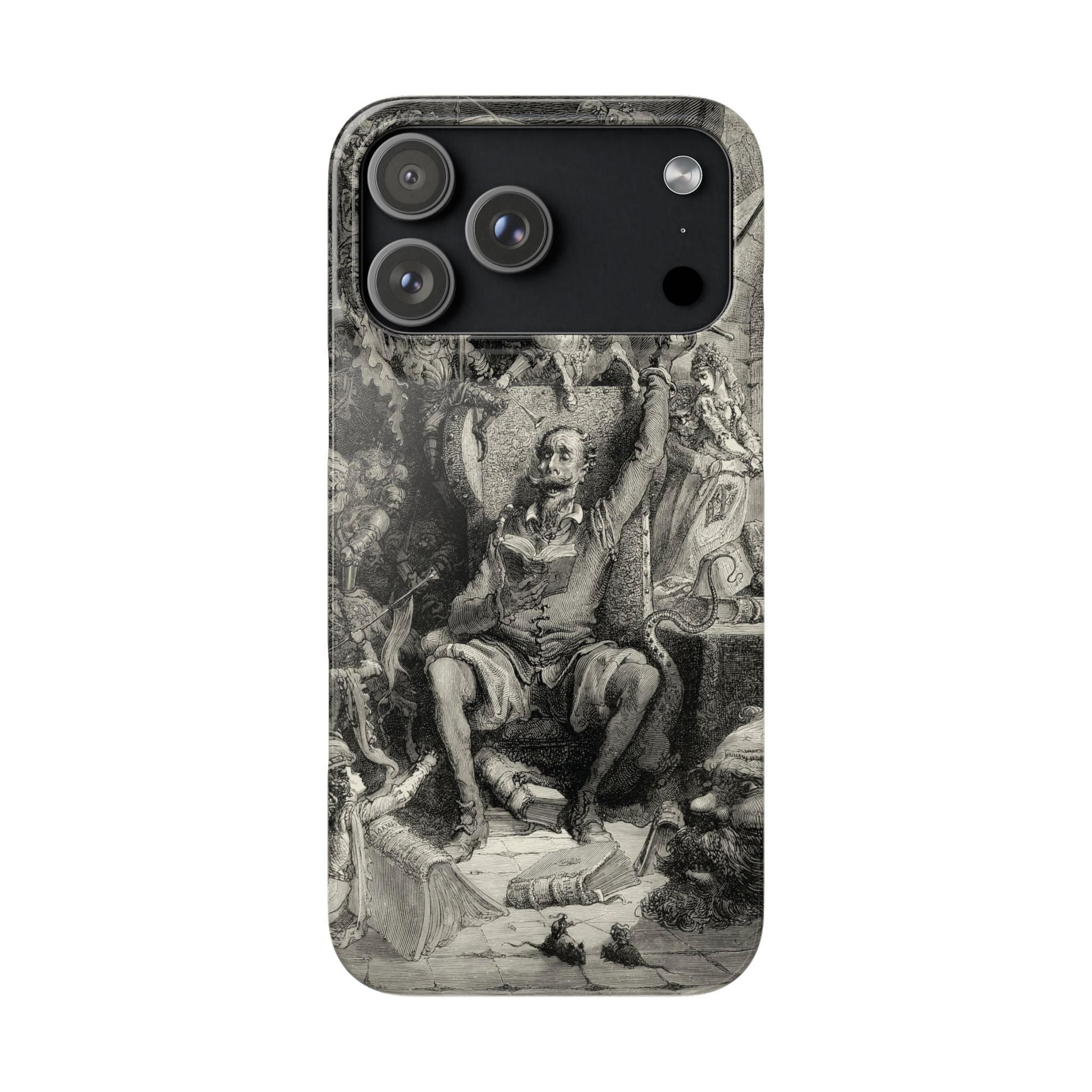 Don Quixote and His Visions by Gustave Doré - iPhone Slim Case